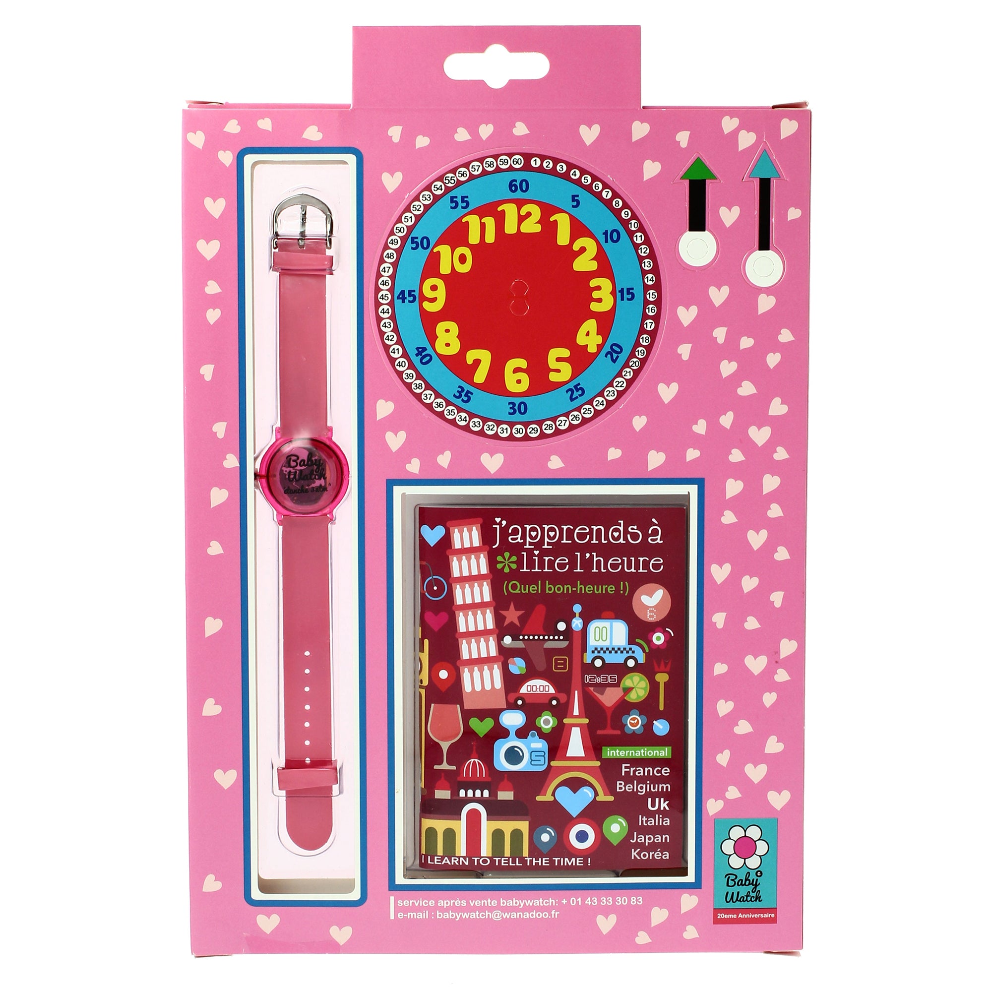 Girls Pink Girls Watch（6-9Y）