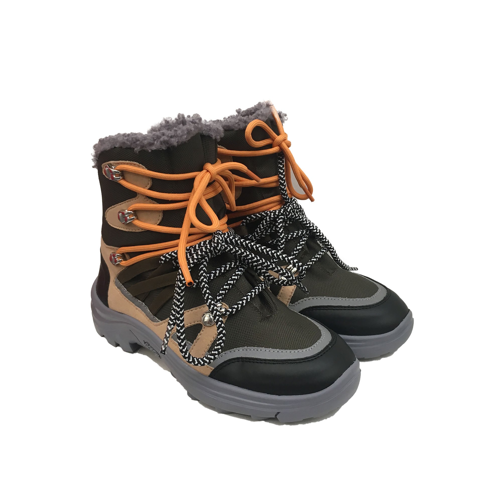 Boys Black Hiking Boots