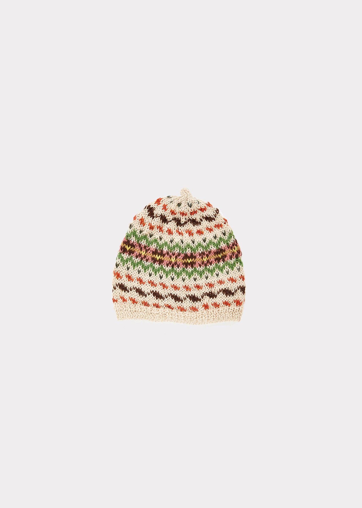 Baby Boys & Girls Multicolor Alpaca Hat