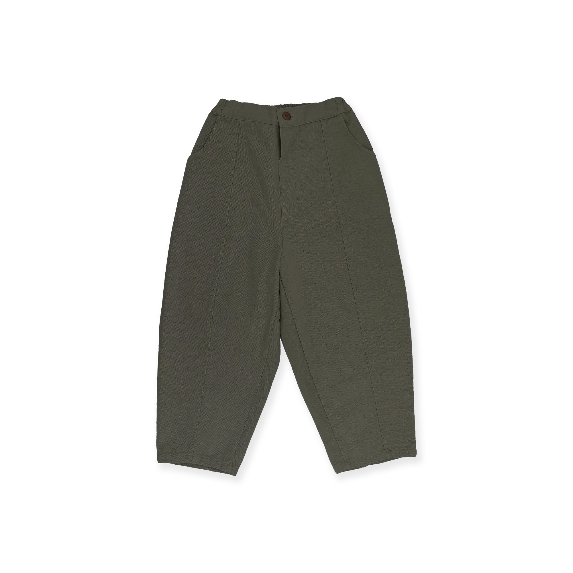 Boys & Girls Charcoal Cotton Trousers