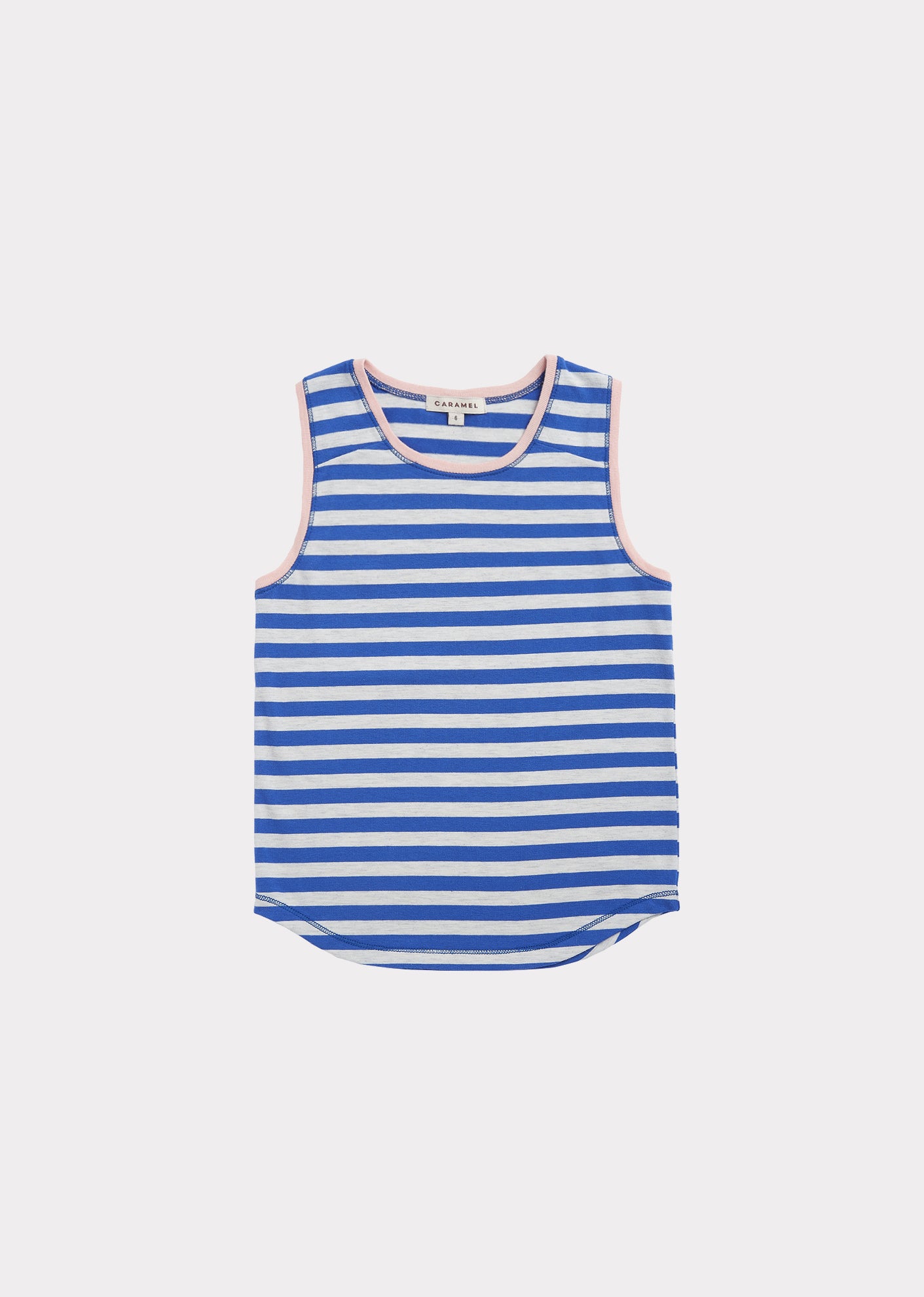 Boys & Girls Blue Stripe Cotton Vest