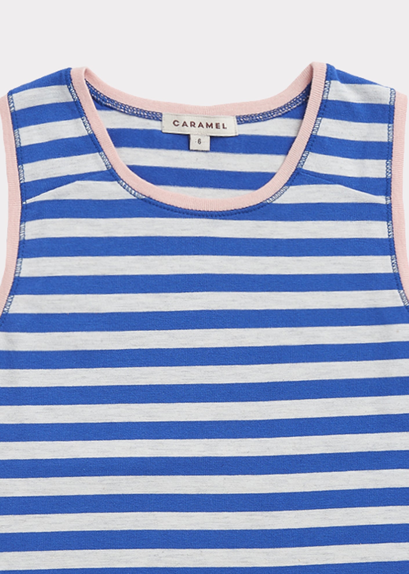 Boys & Girls Blue Stripe Cotton Vest