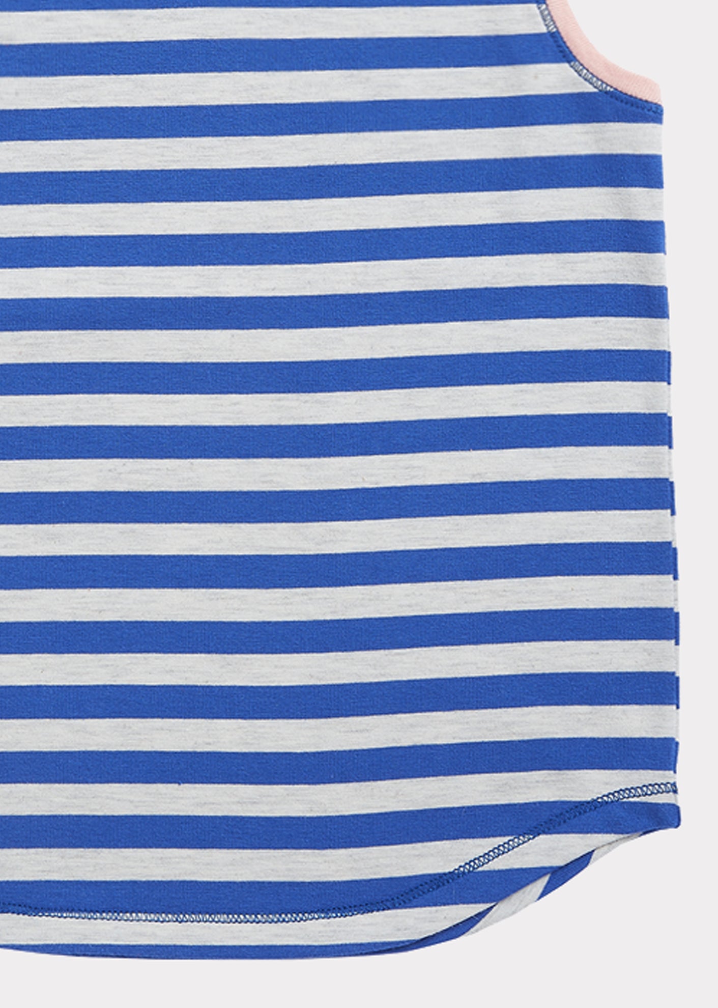 Boys & Girls Blue Stripe Cotton Vest