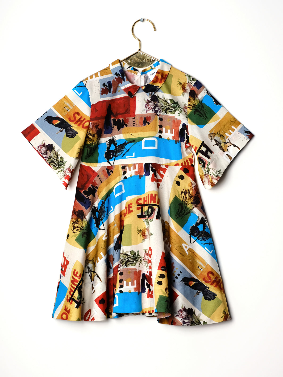 Girls Ed Ruscha Cotton Printed Dress