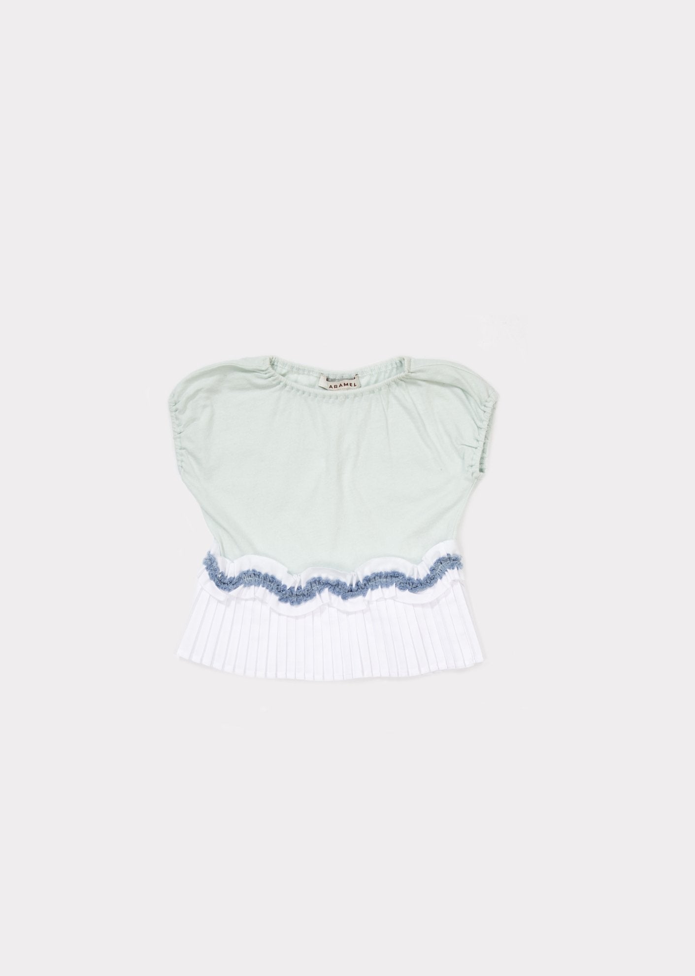 Baby Girls Light Mint Cotton Jersey T-shirt