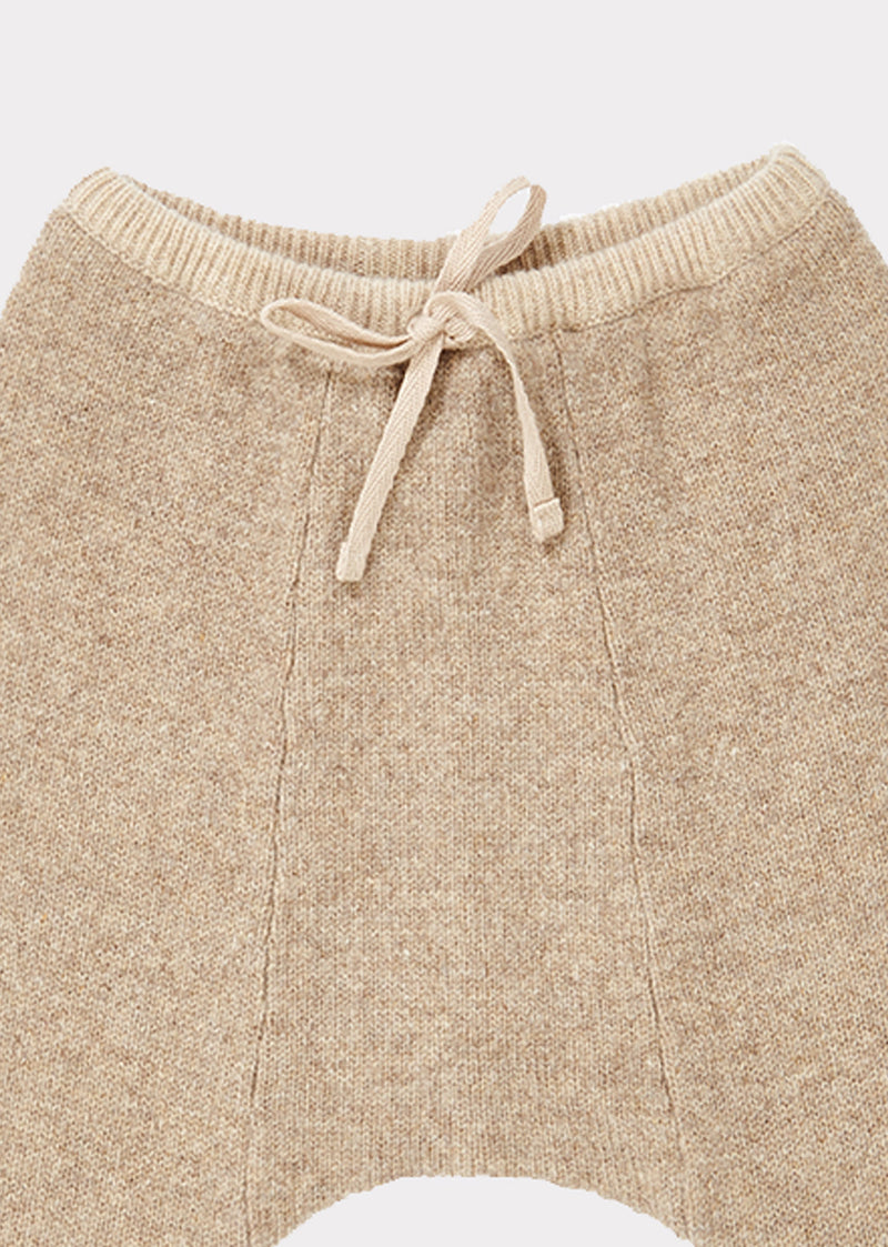 Baby Boys & Girls Khaki Wool Trousers