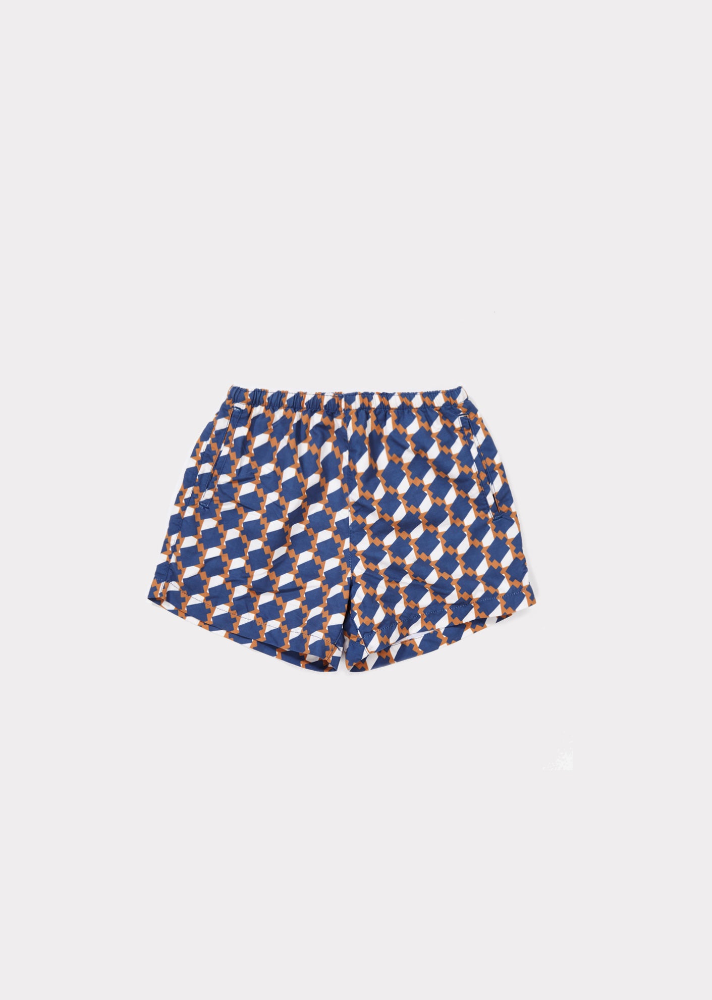 Boys & Girls Geo Check Swimshorts