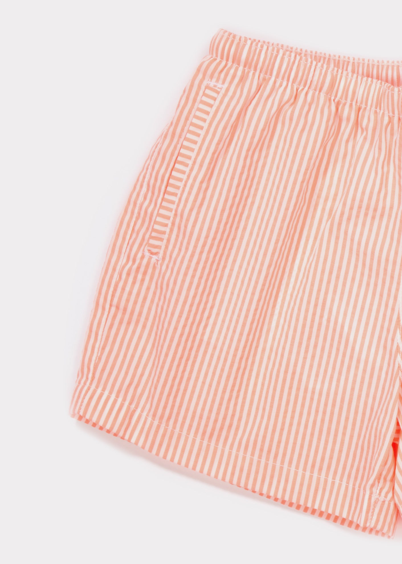 Girls Neon Stripe Swimshorts