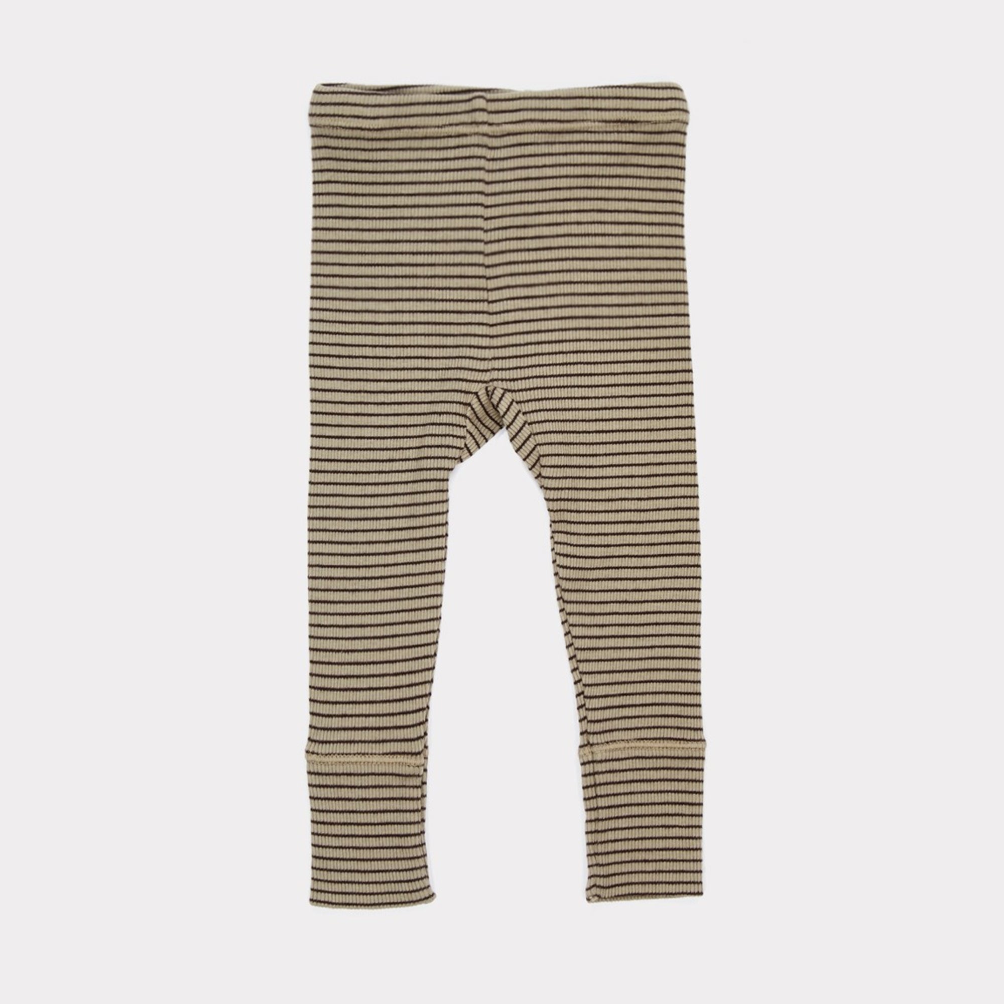 Baby Pewter Cotton Rib Jersey Trousers