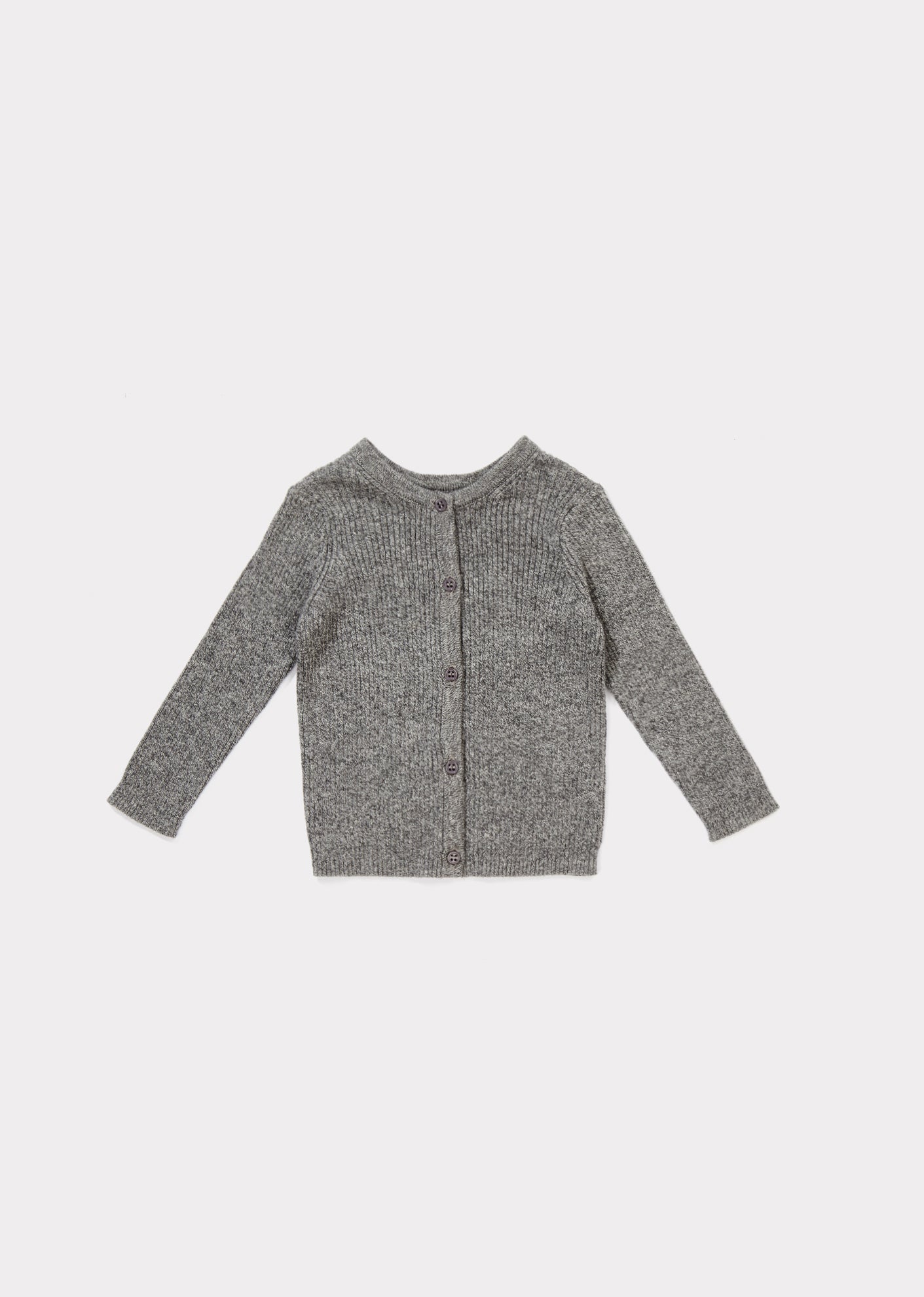 Baby Charcoal Cotton Cardigan