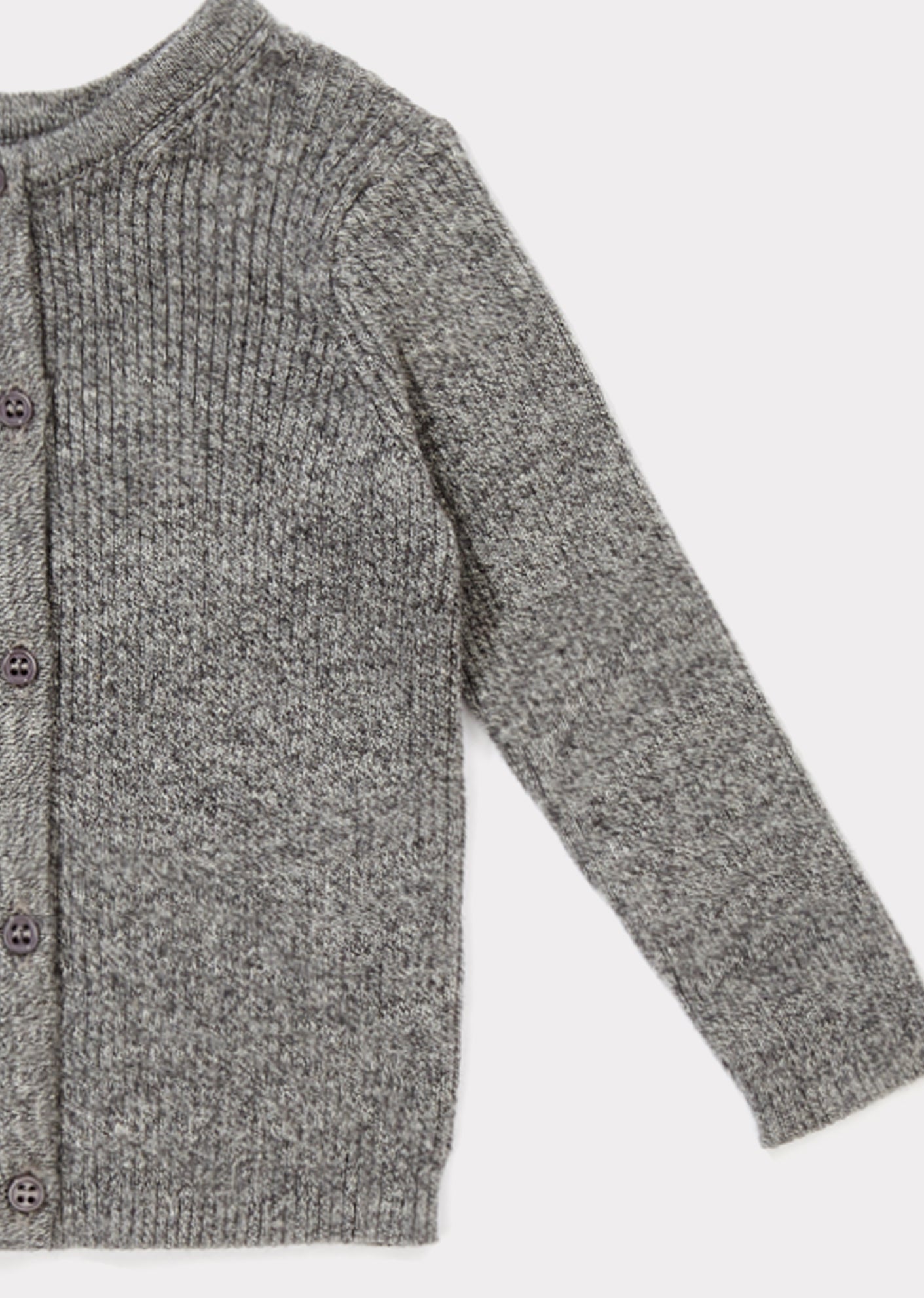 Baby Charcoal Cotton Cardigan