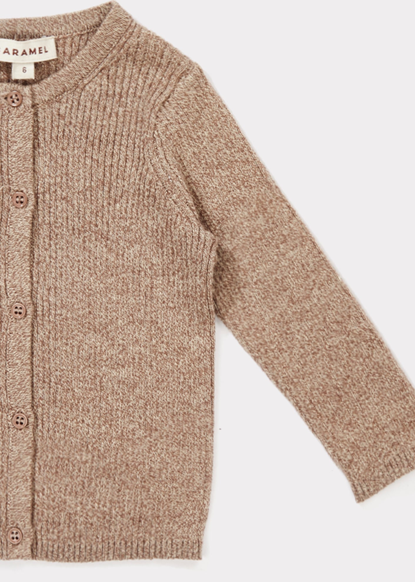 Baby Mocha Cotton Cardigan