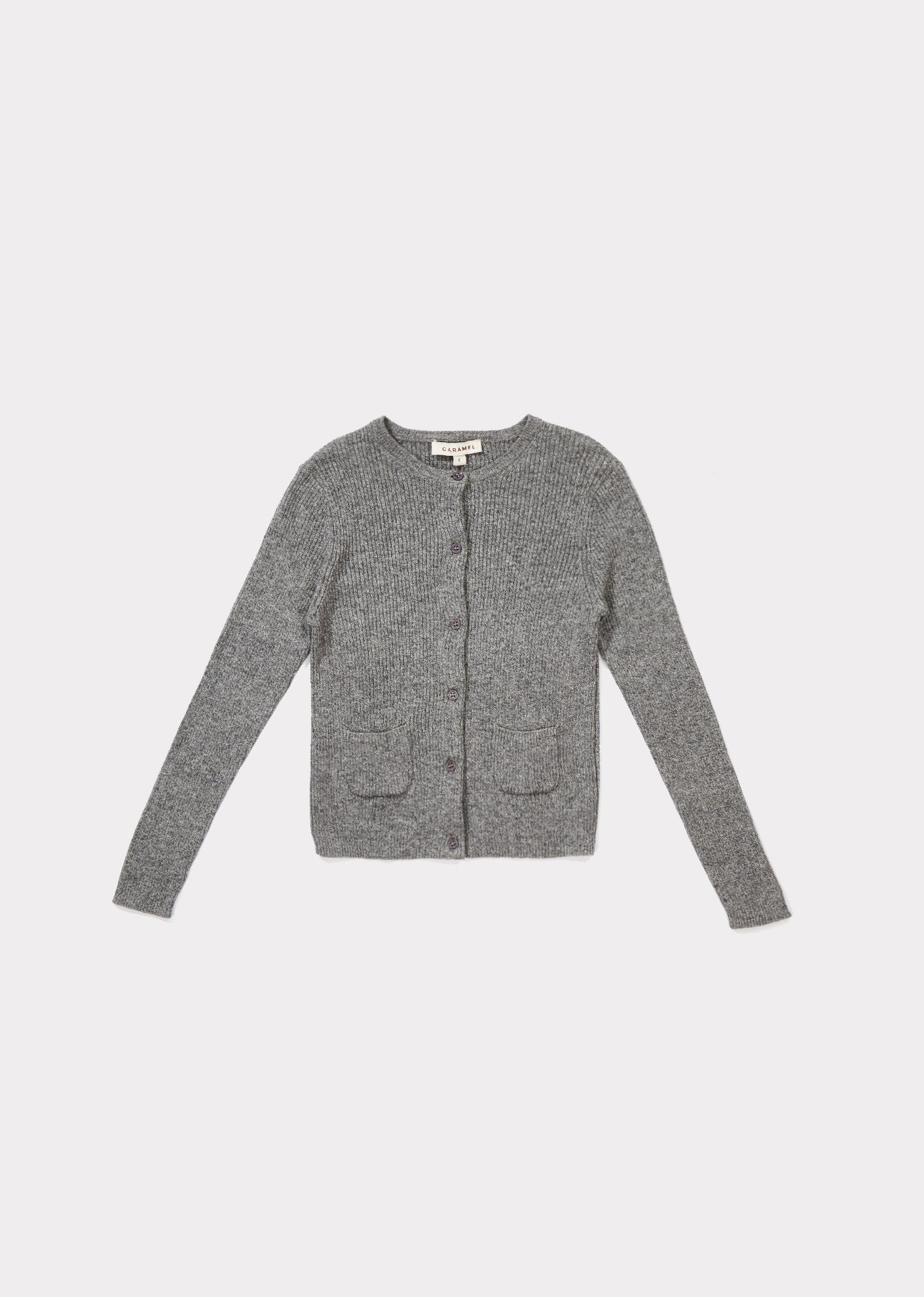 Boys Charcoal Cotton Cardigan