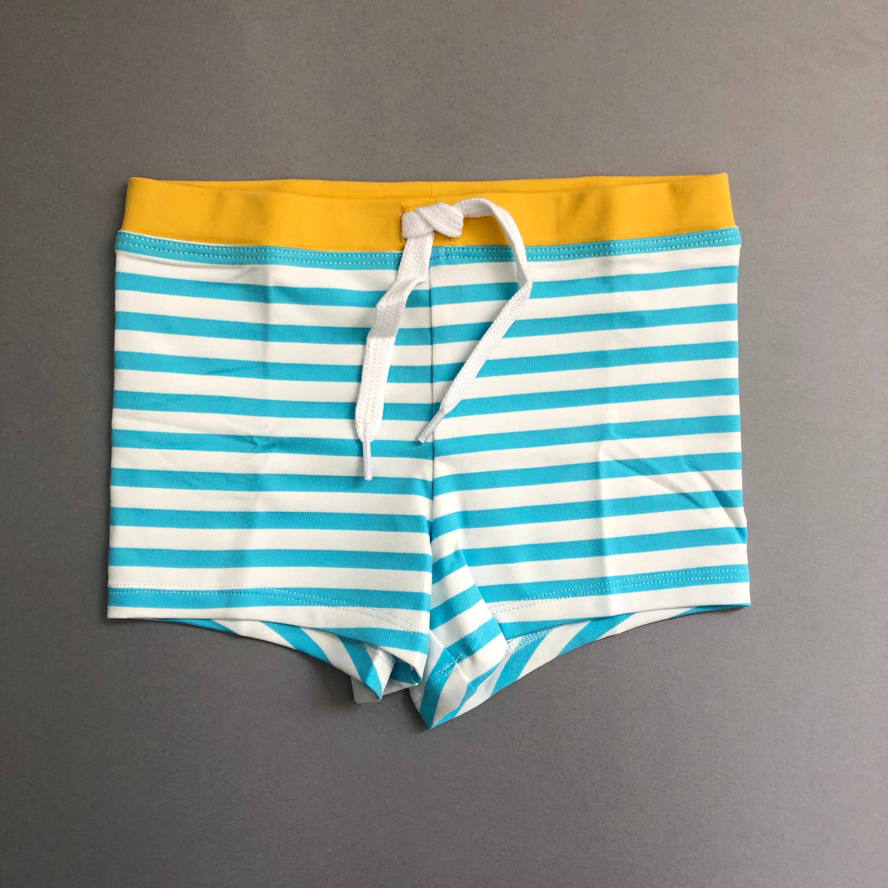 Girls & Boys Ray Blue Stripes Swim Shorts