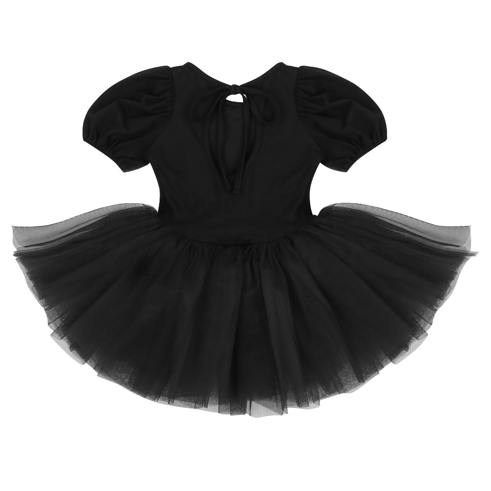 Girls Black Ballet Onesies