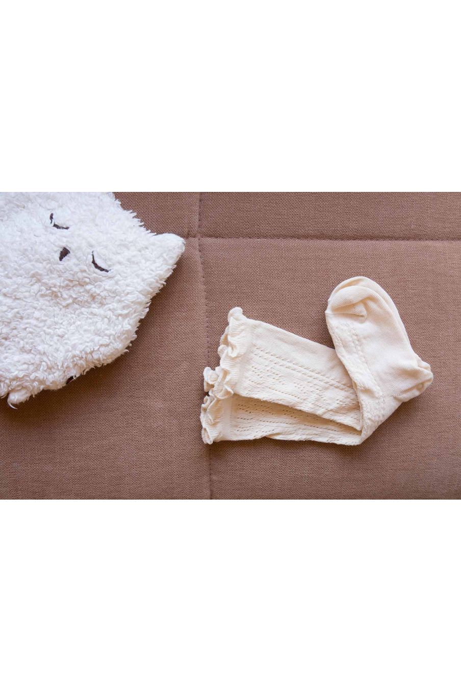 Baby Boys & Girls White Cotton Socks