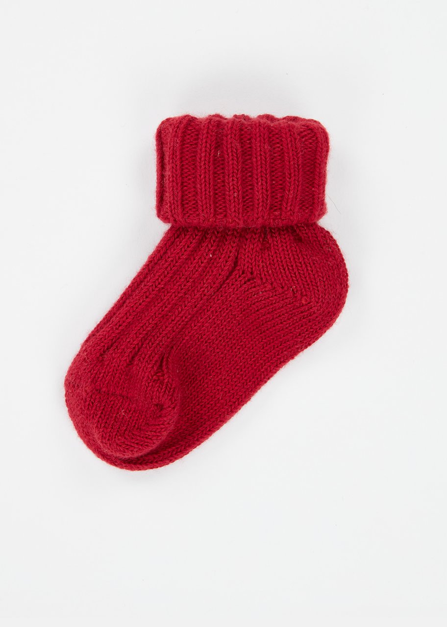 Baby Boys & Girls Scarlet Rib Ankle Socks