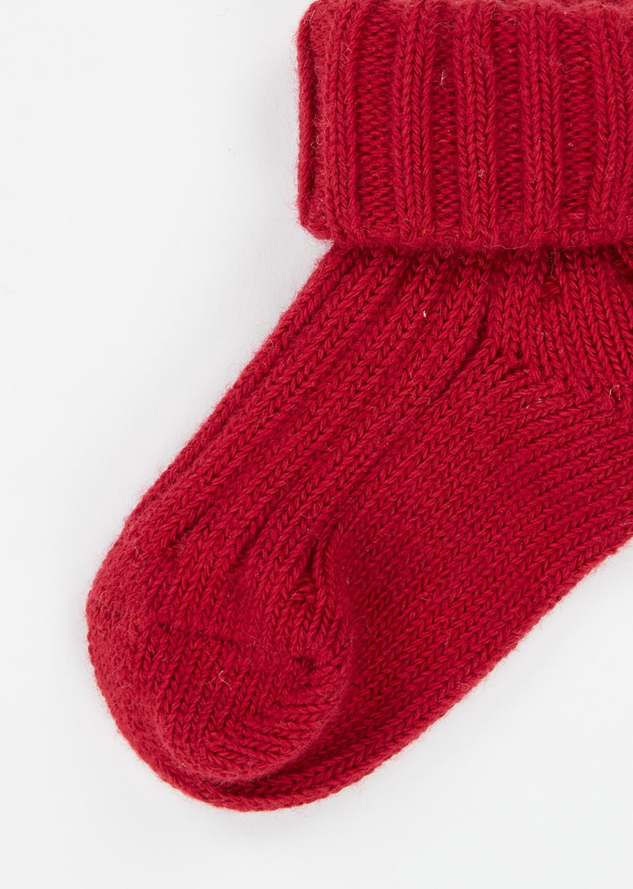 Baby Boys & Girls Scarlet Rib Ankle Socks