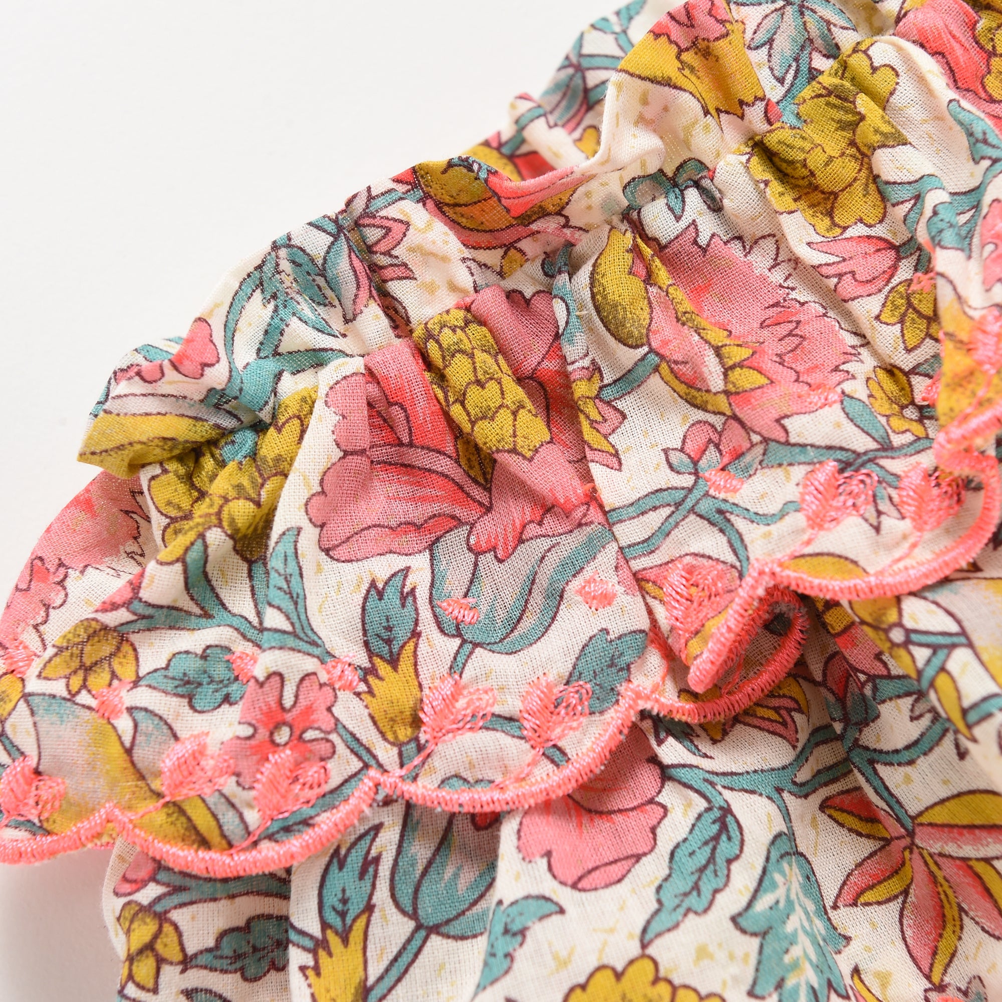 Girls Multi Flowers Bloomers