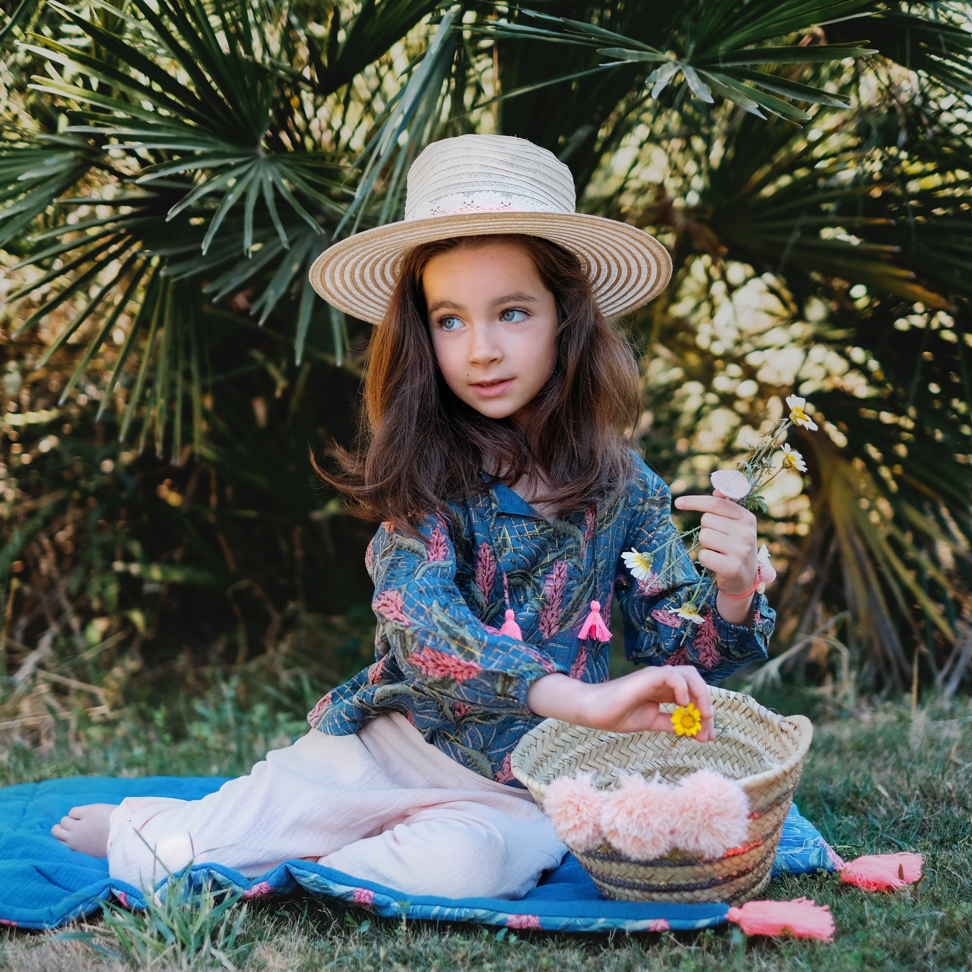 Girls Lagoon Leaves Blouse
