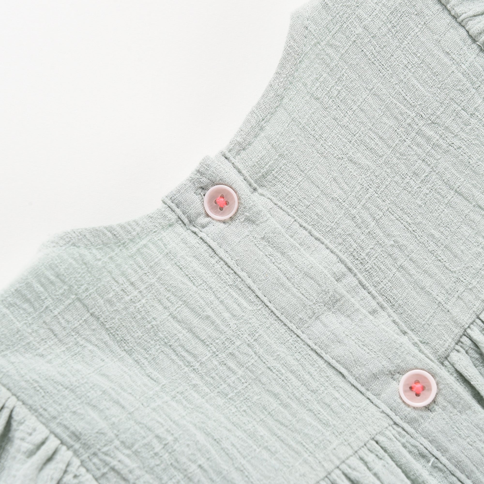 Girls Almond Cotton Dress