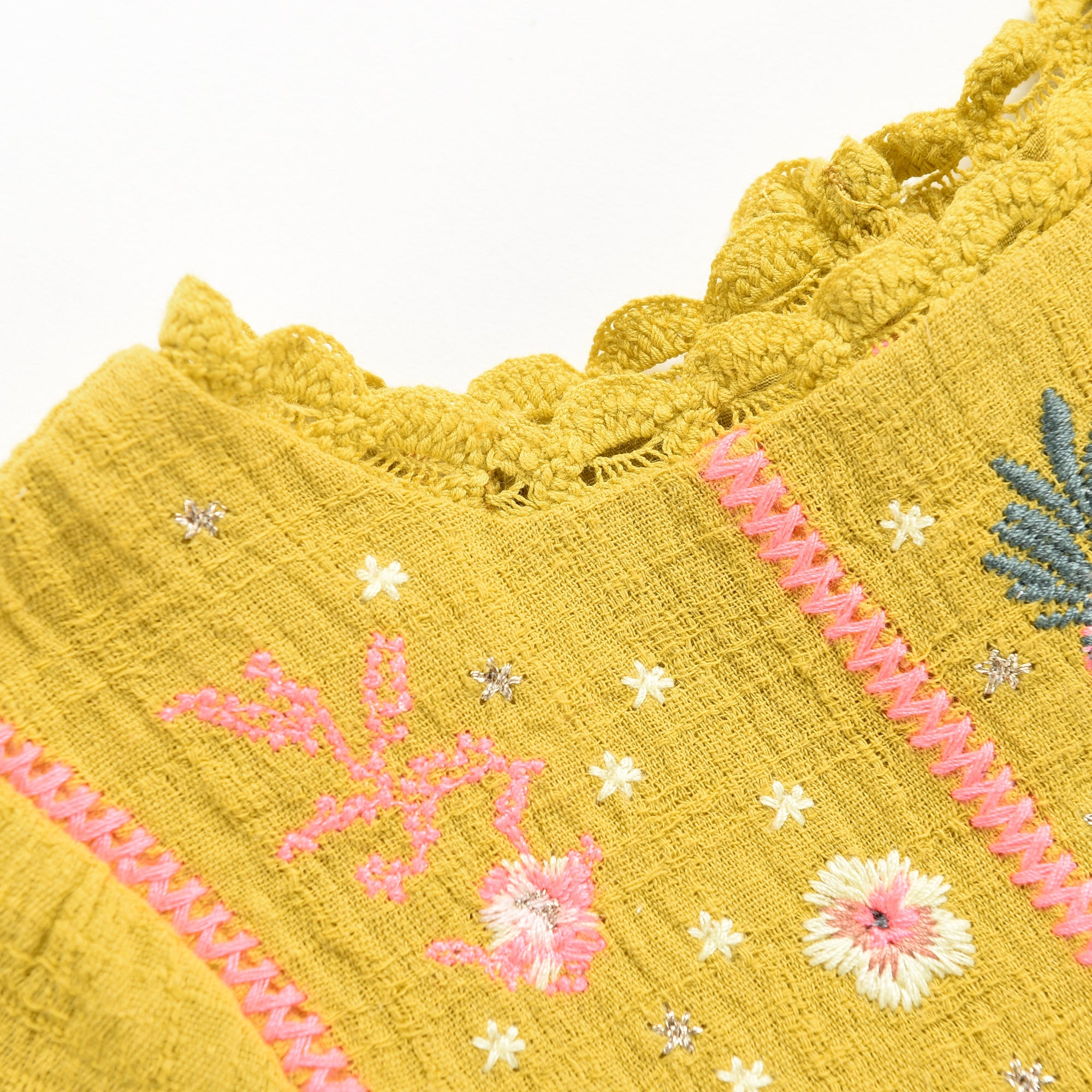 Girls Safran Cotton Dress