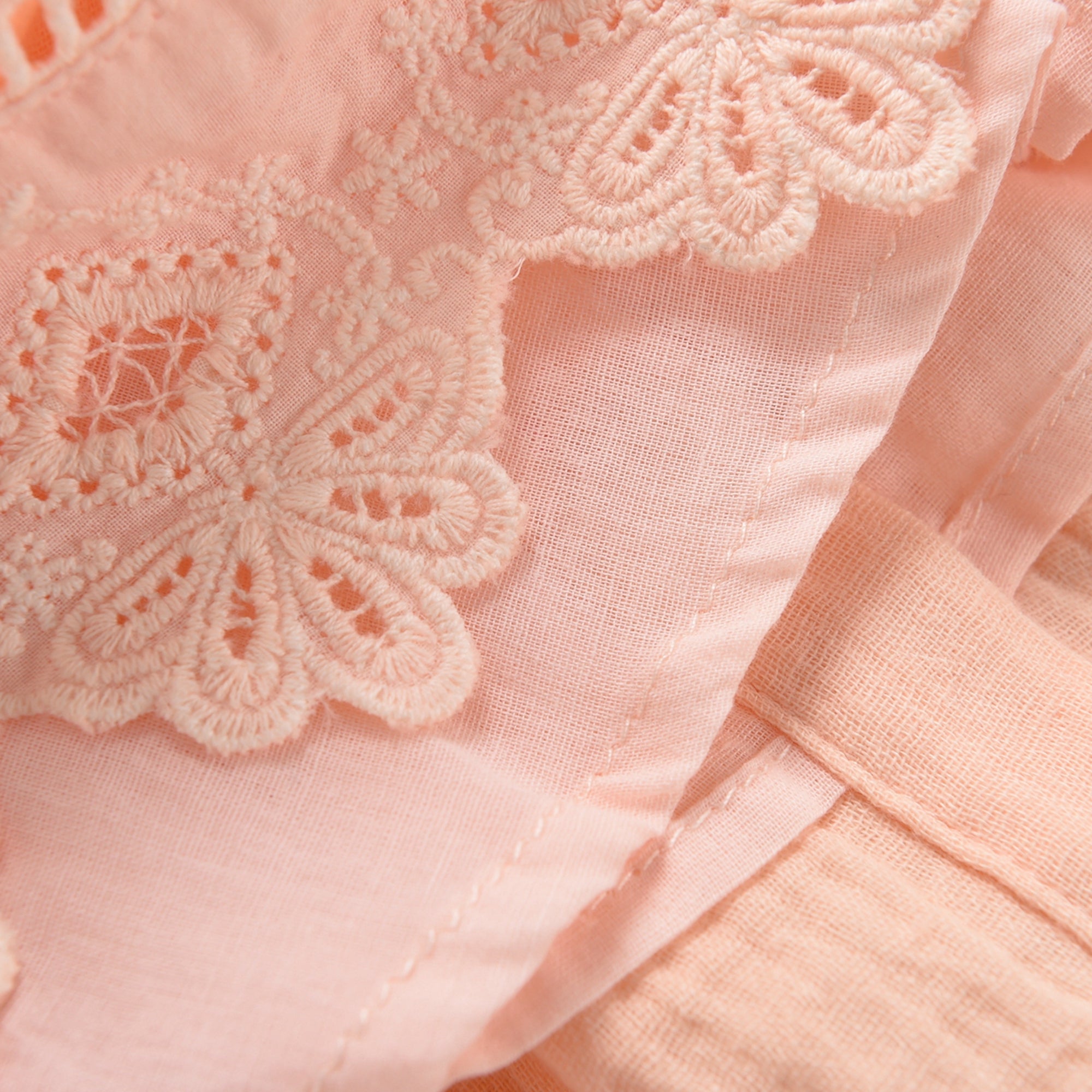 Girls Blush Cotton Dress