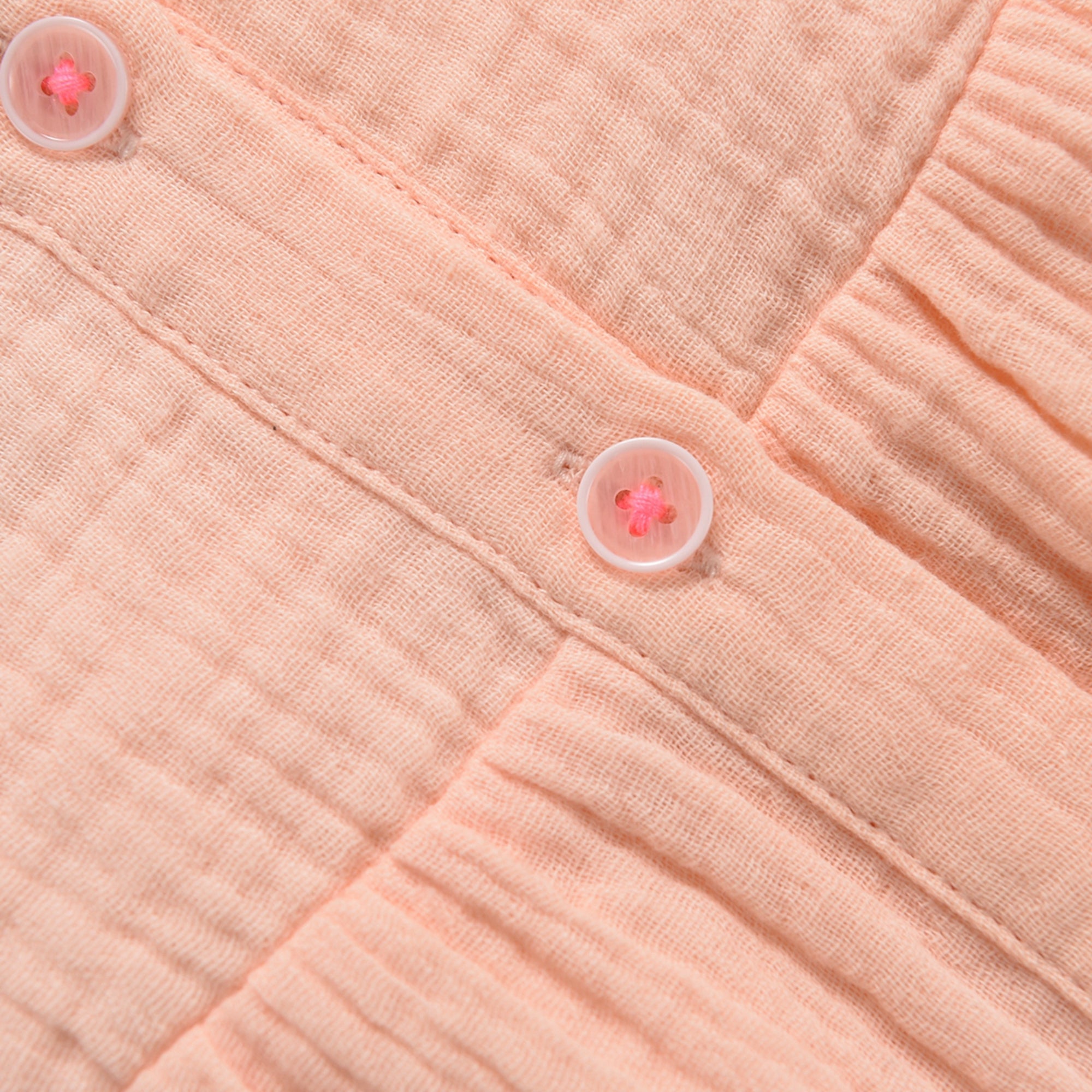 Girls Blush Cotton Dress