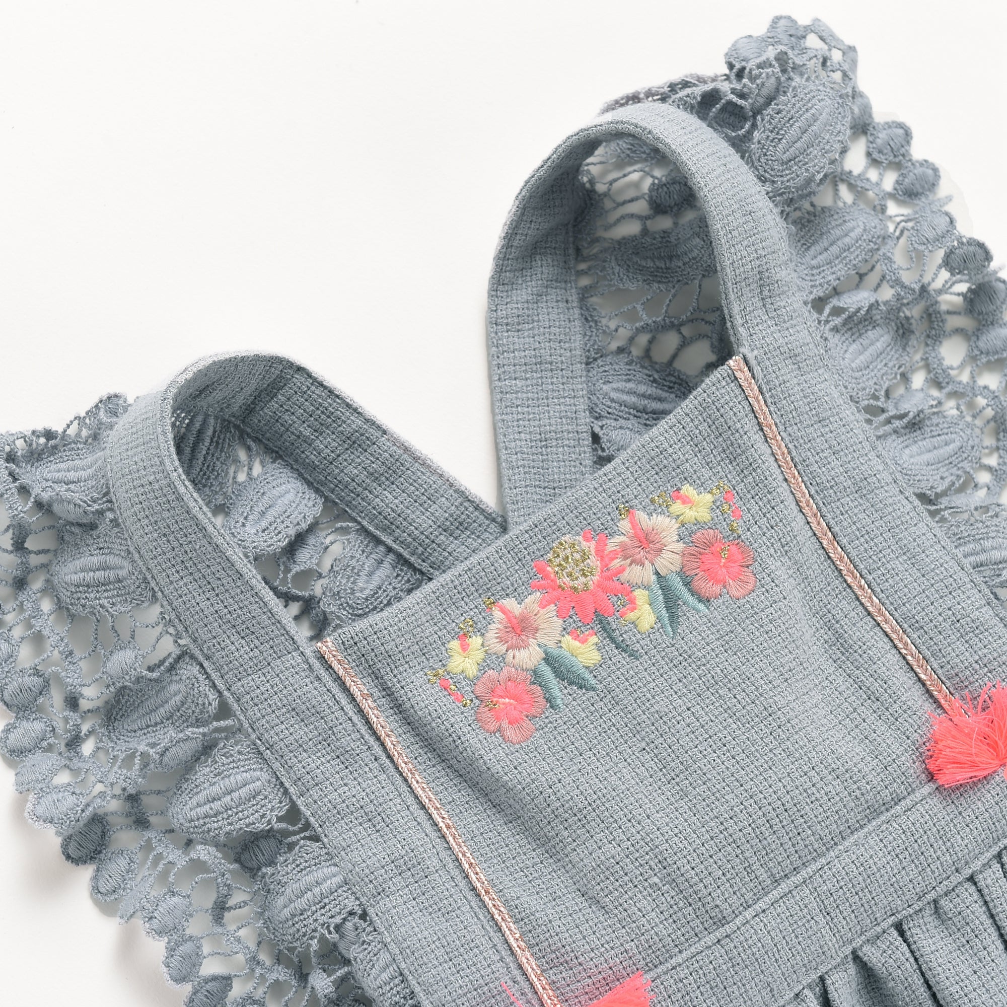 Girls Silver Cloud Dress