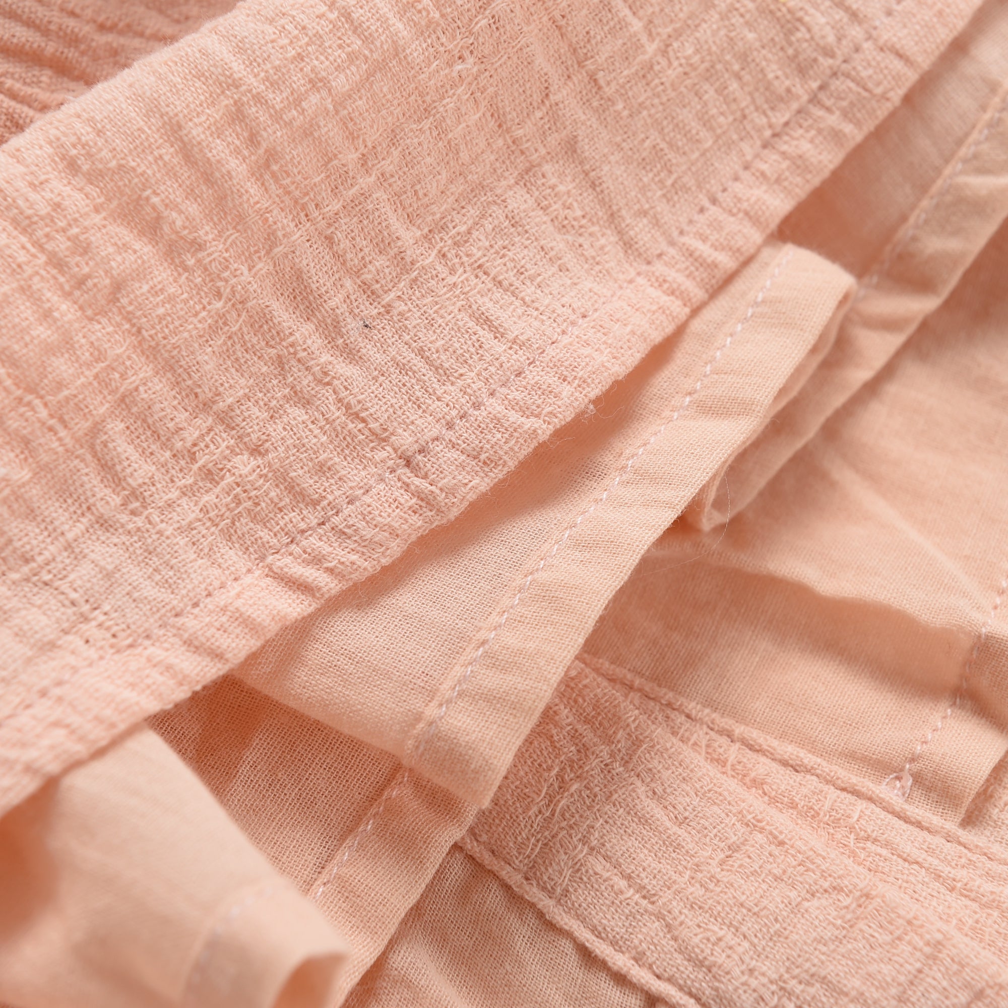 Girls Blush Cotton Dress