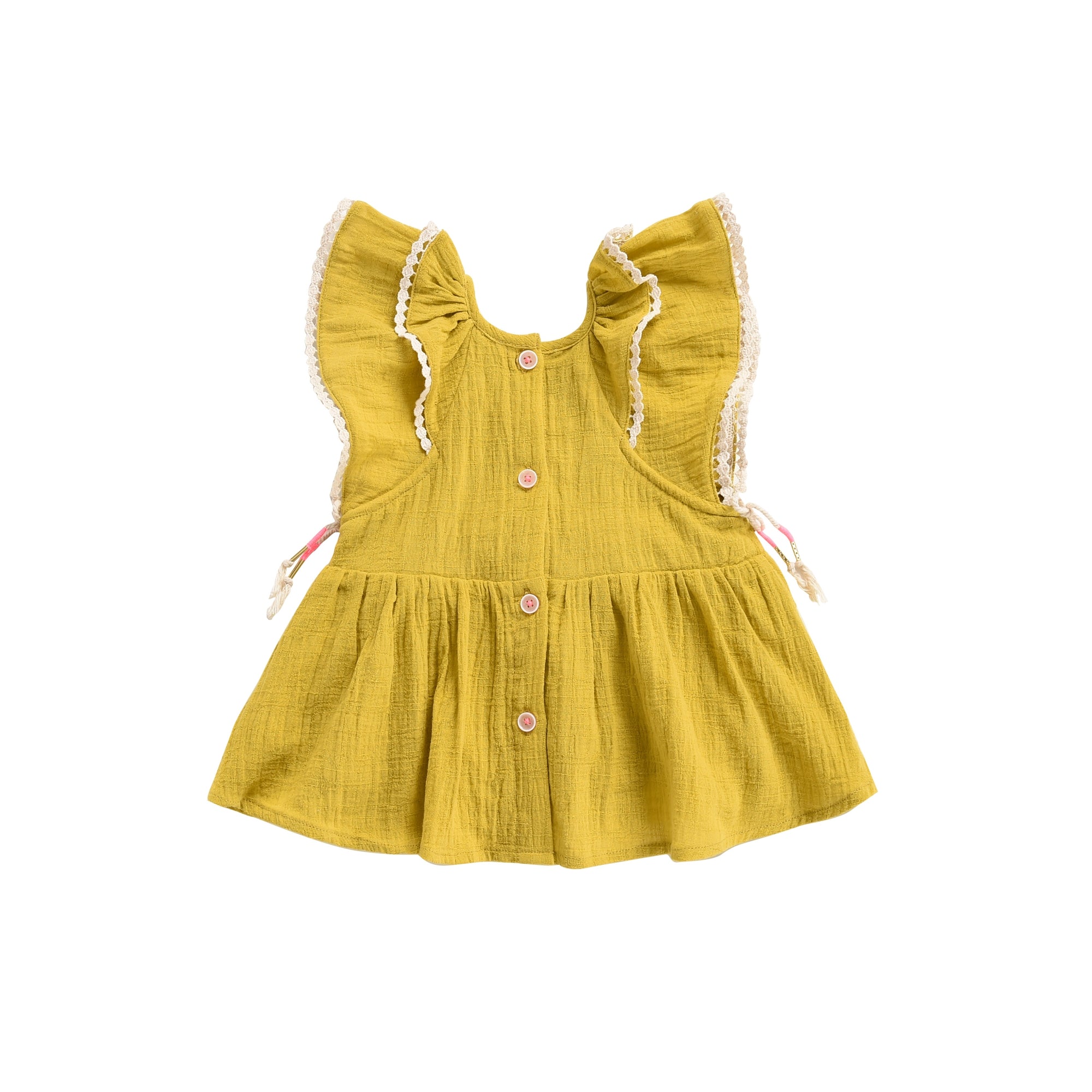 Girls Safran Cotton Dress