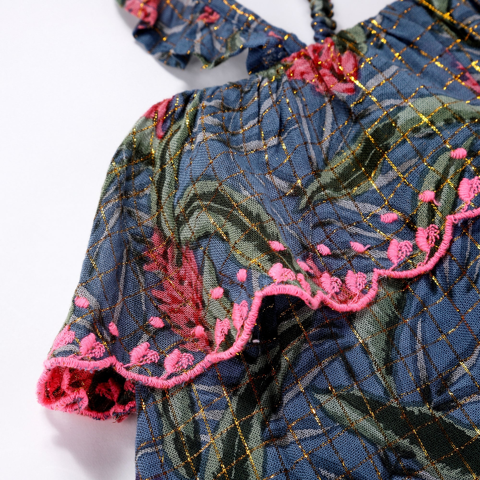 Girls Lagoon Leaves Dress