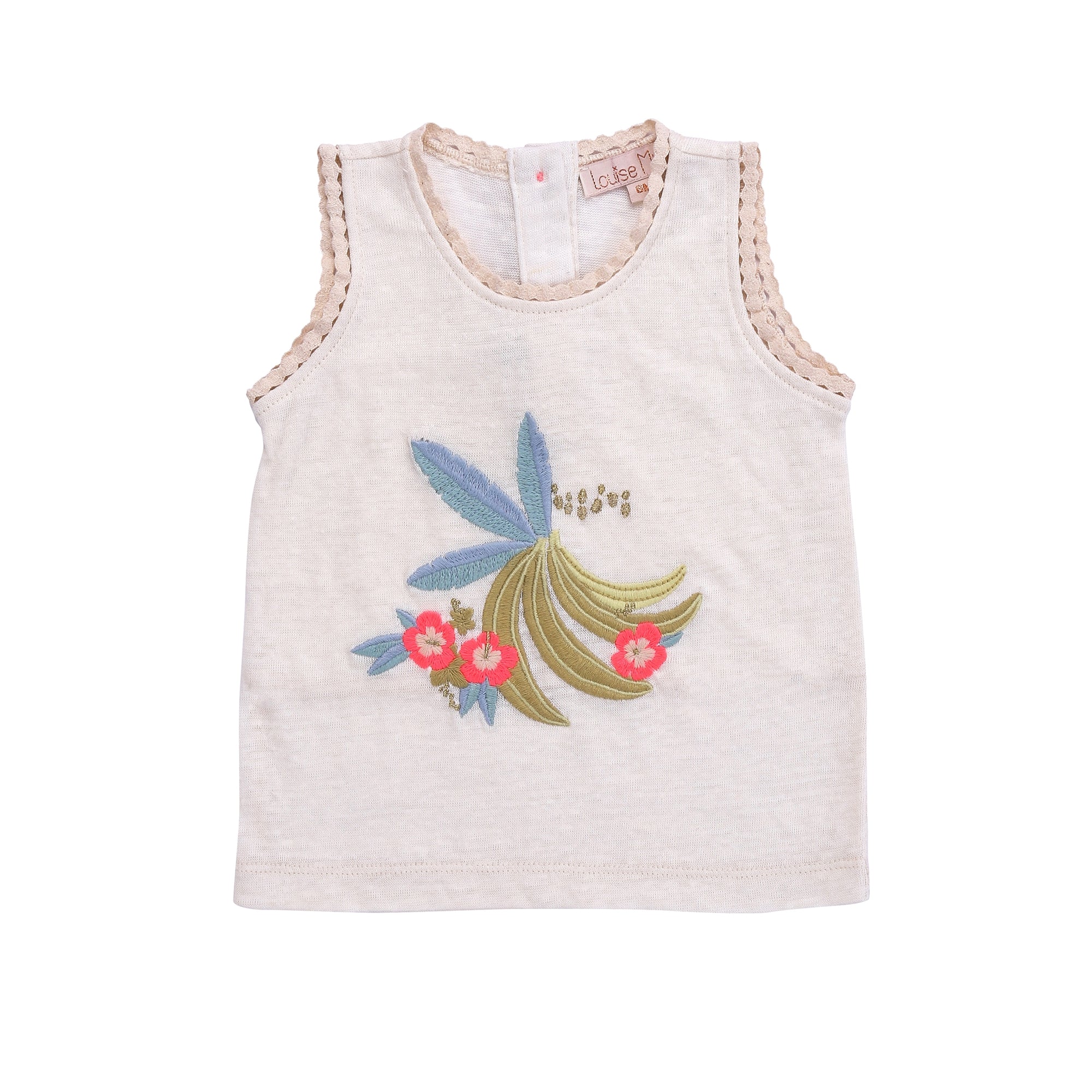 Baby Girls White Vest