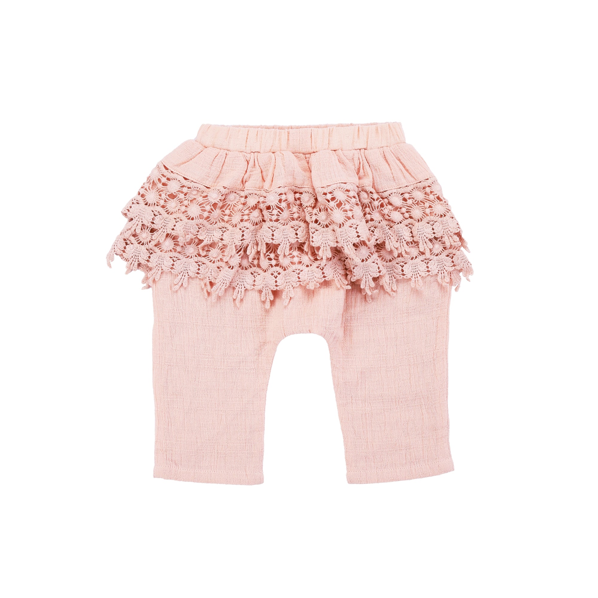 Baby Girls Blush Cotton Pants