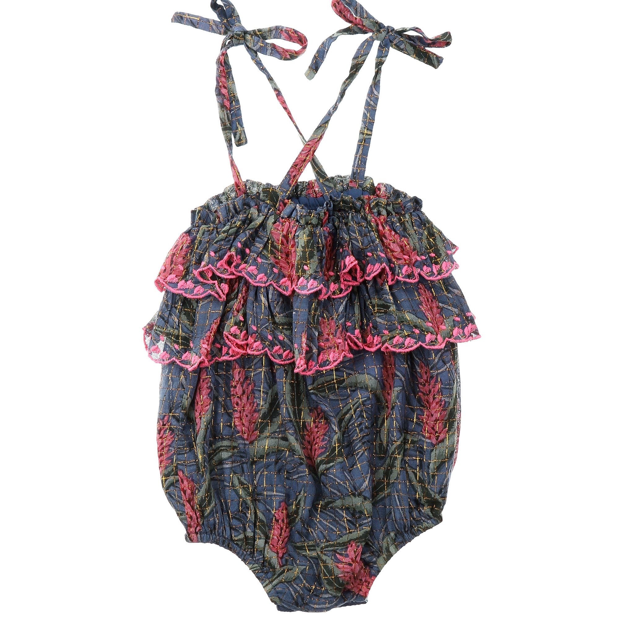 Baby Girls Lagoon Leaves Babysuits