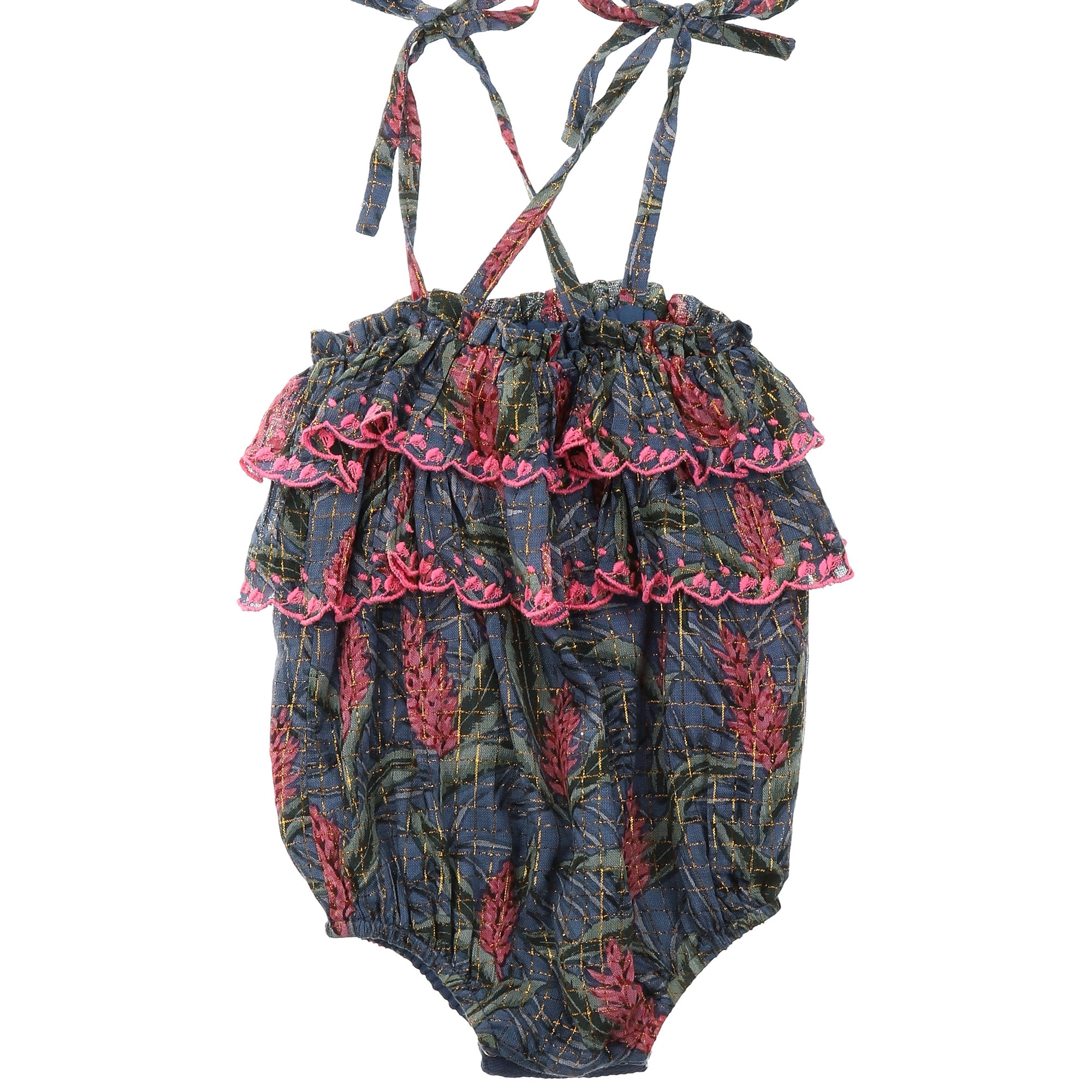 Baby Girls Lagoon Leaves Babysuits