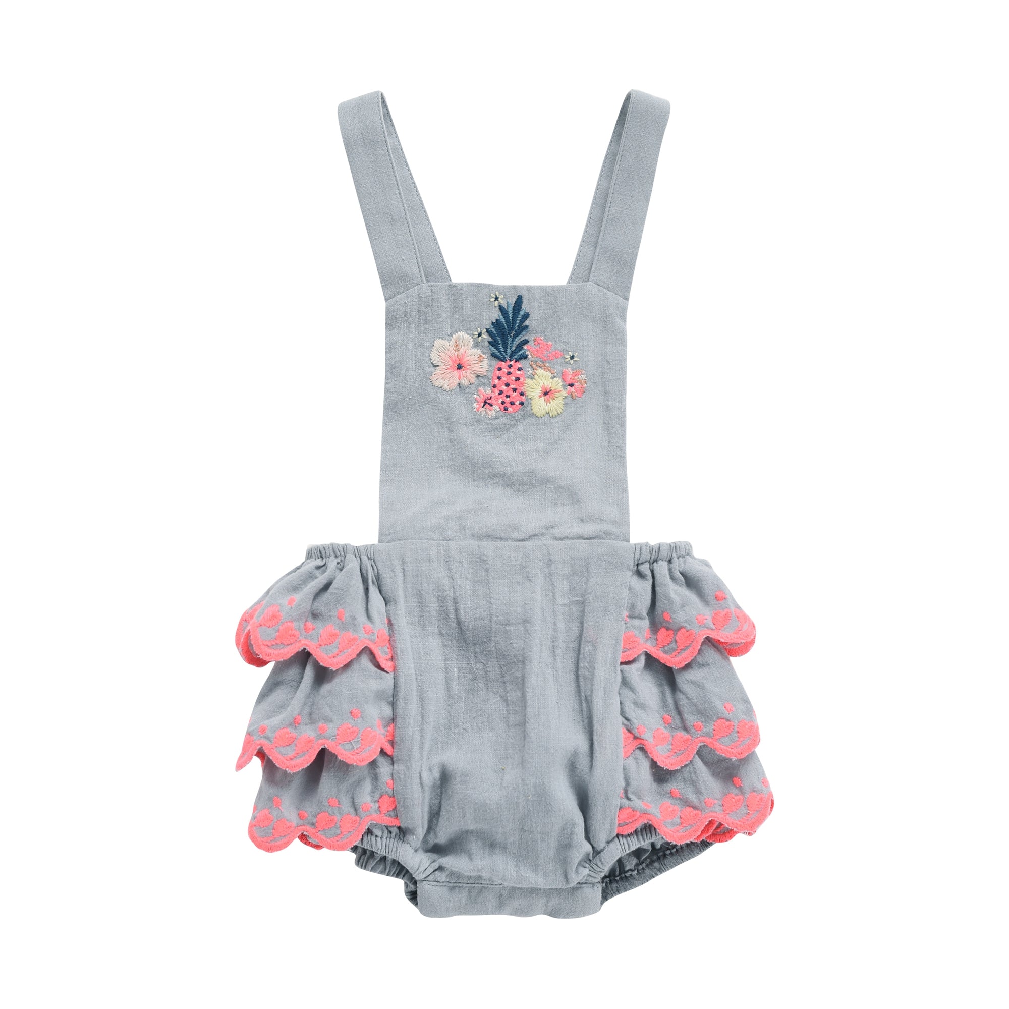 Baby Girls Silver Cloud Babysuits