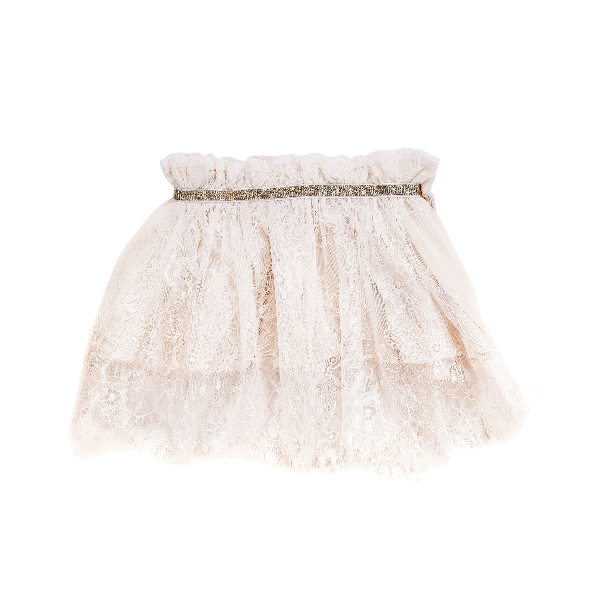 Girls Cream Skirt
