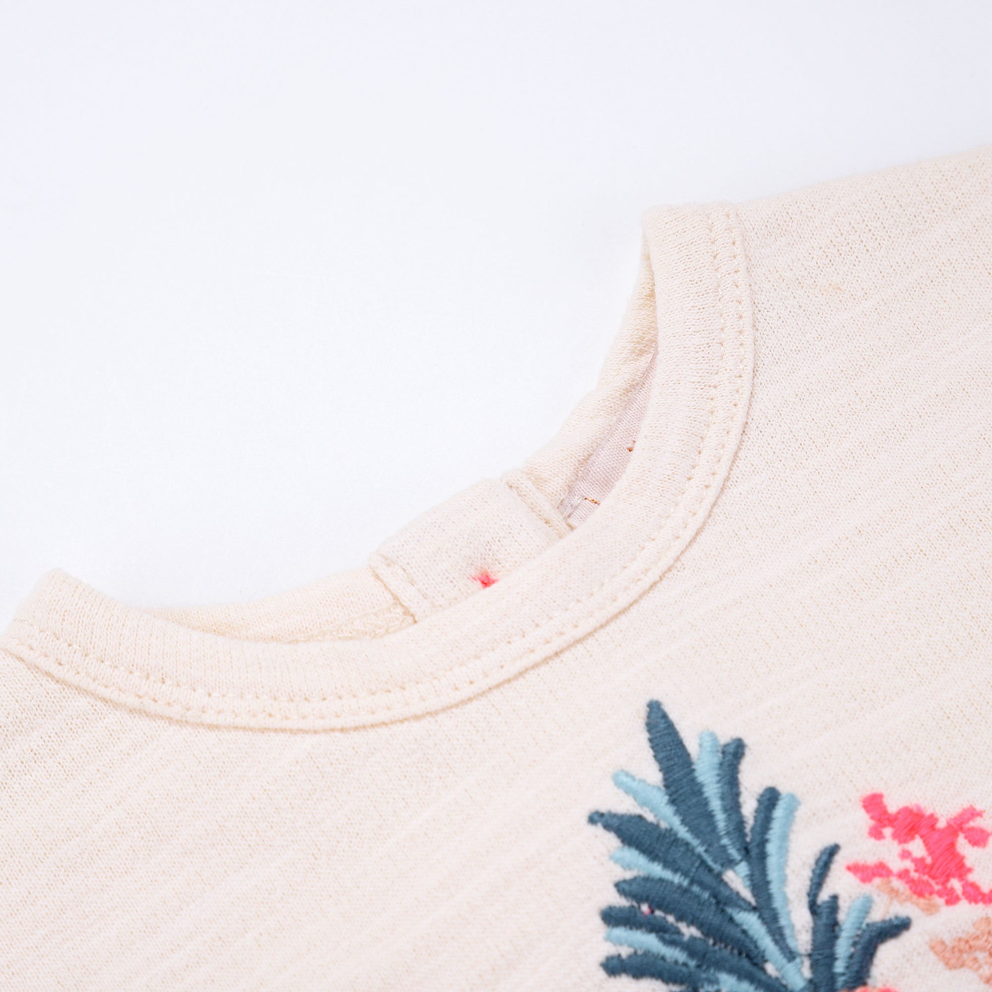 Baby Girls Cream Cotton Sweat