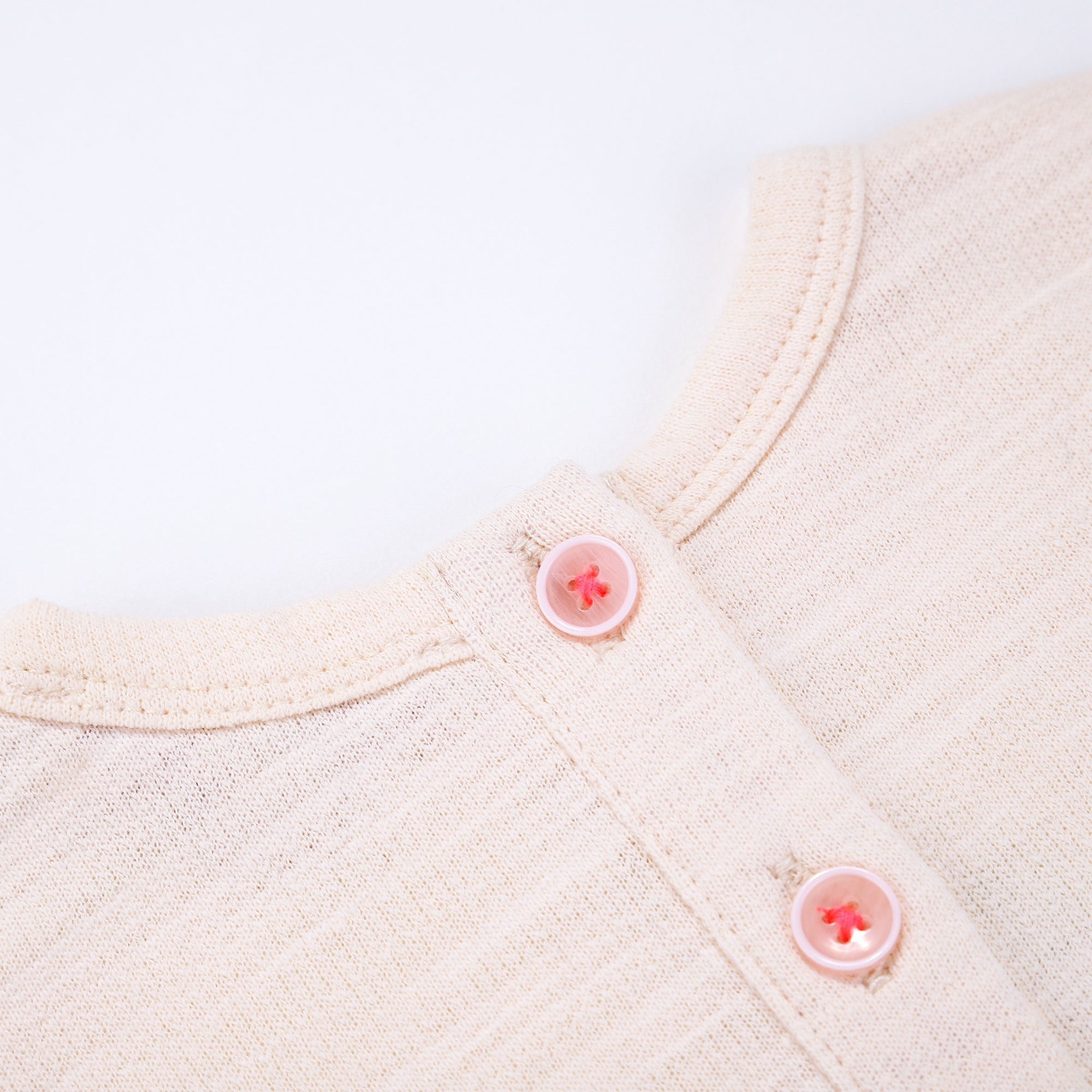 Baby Girls Cream Cotton Sweat