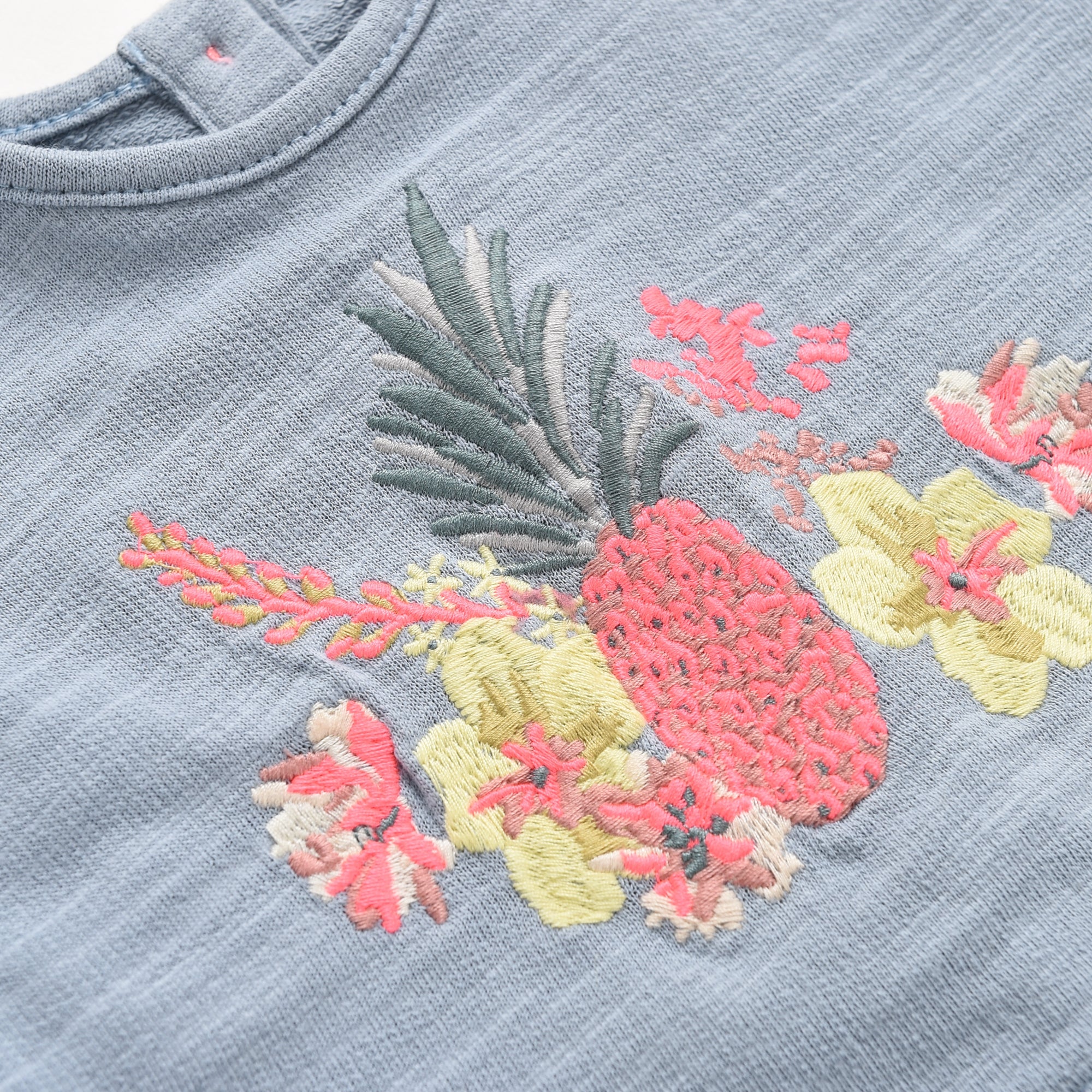 Girls Silver Cloud Cotton Sweat