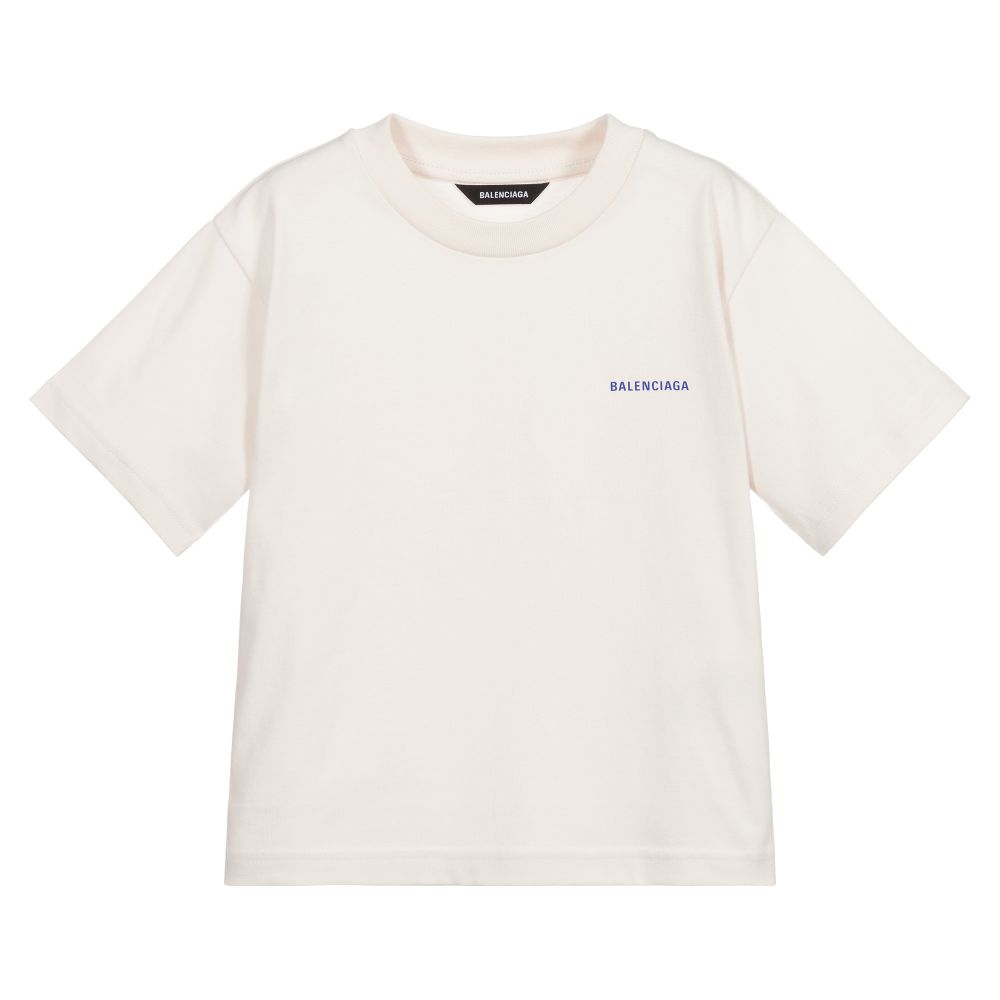 Boys & Girls Chalky White Logo T-Shirt