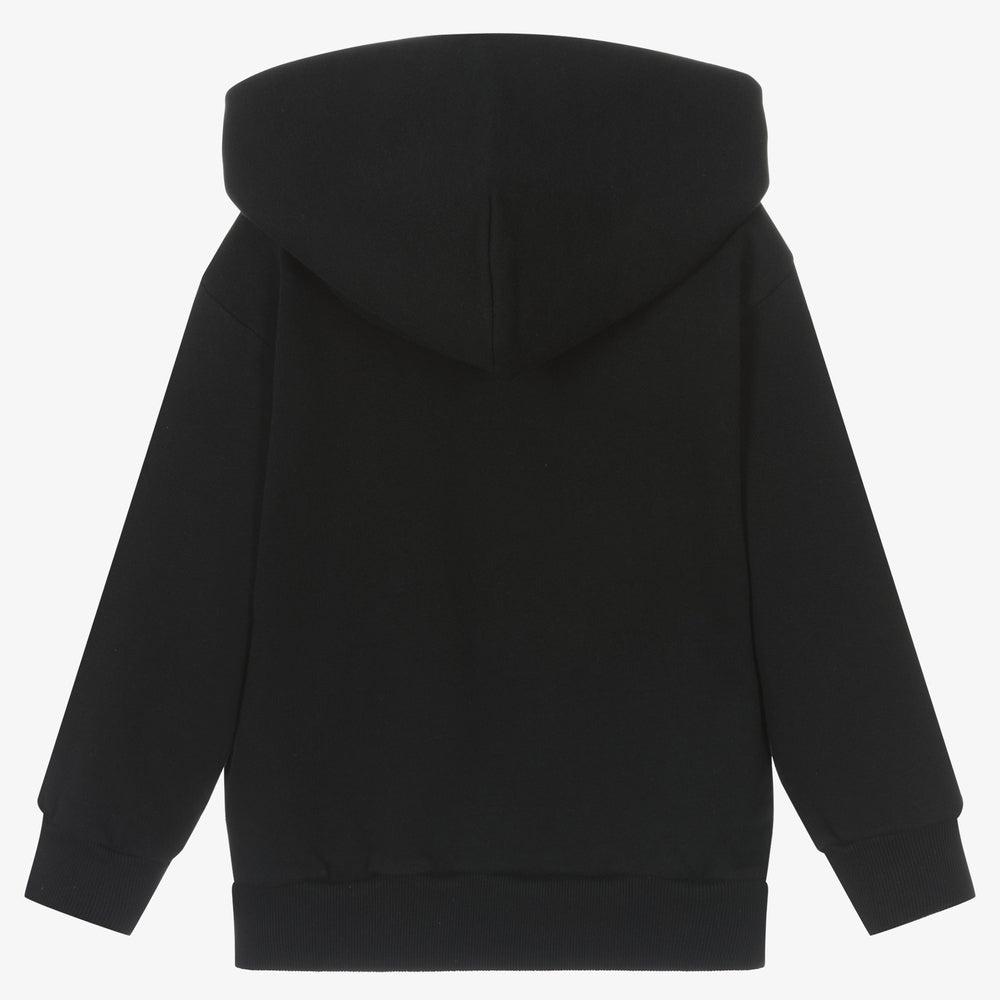 Boys & Girls Black Hooded Sweatshirt