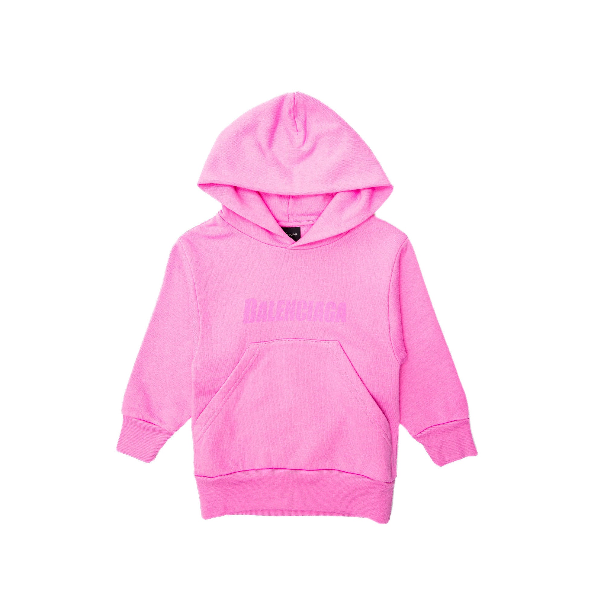 Boys & Girls Pink Logo Hooded Sweatshirt