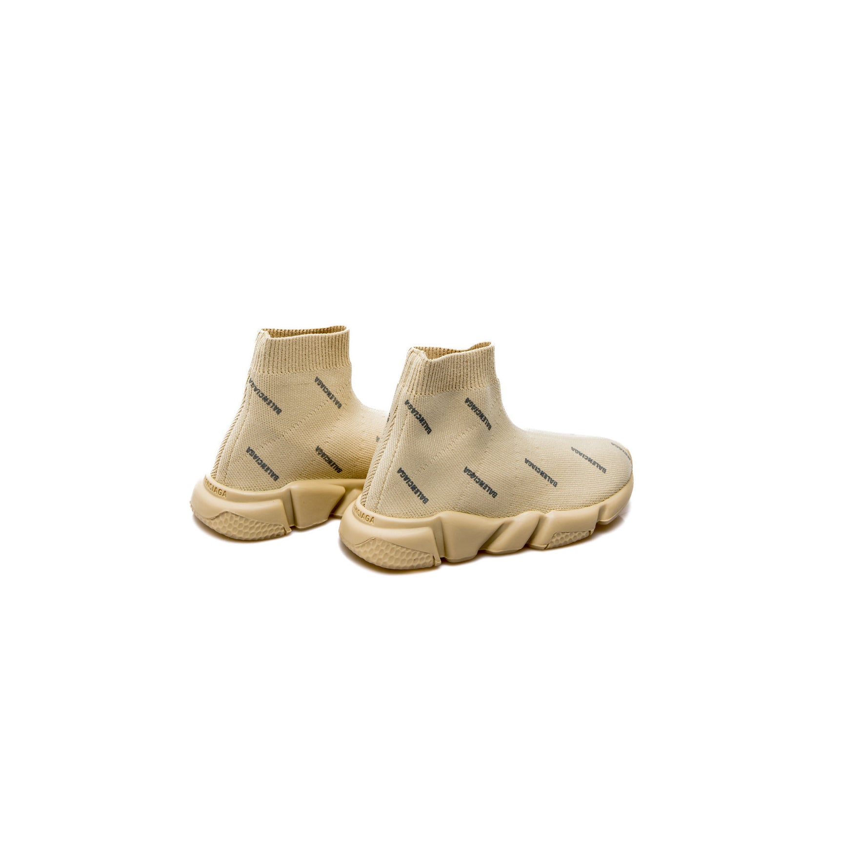 Boys & Girls Beige Logo Shoes