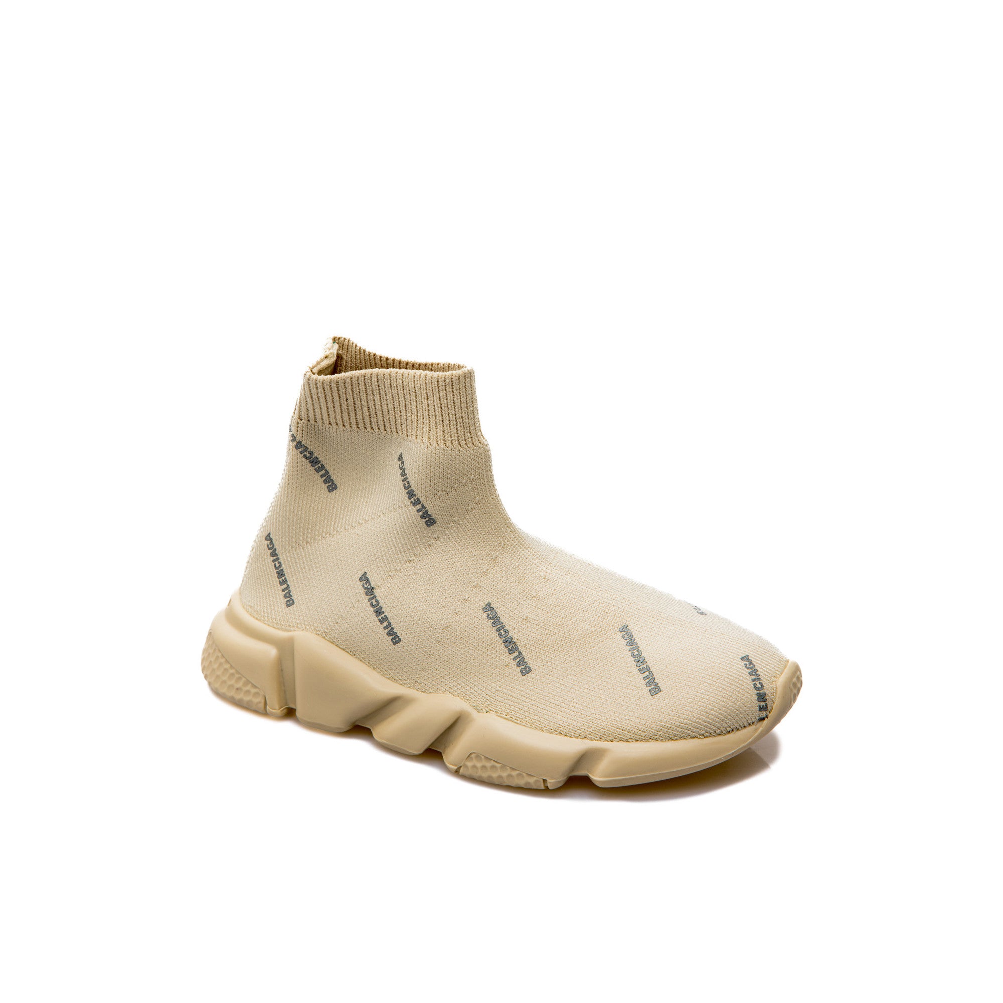 Boys & Girls Beige Logo Shoes