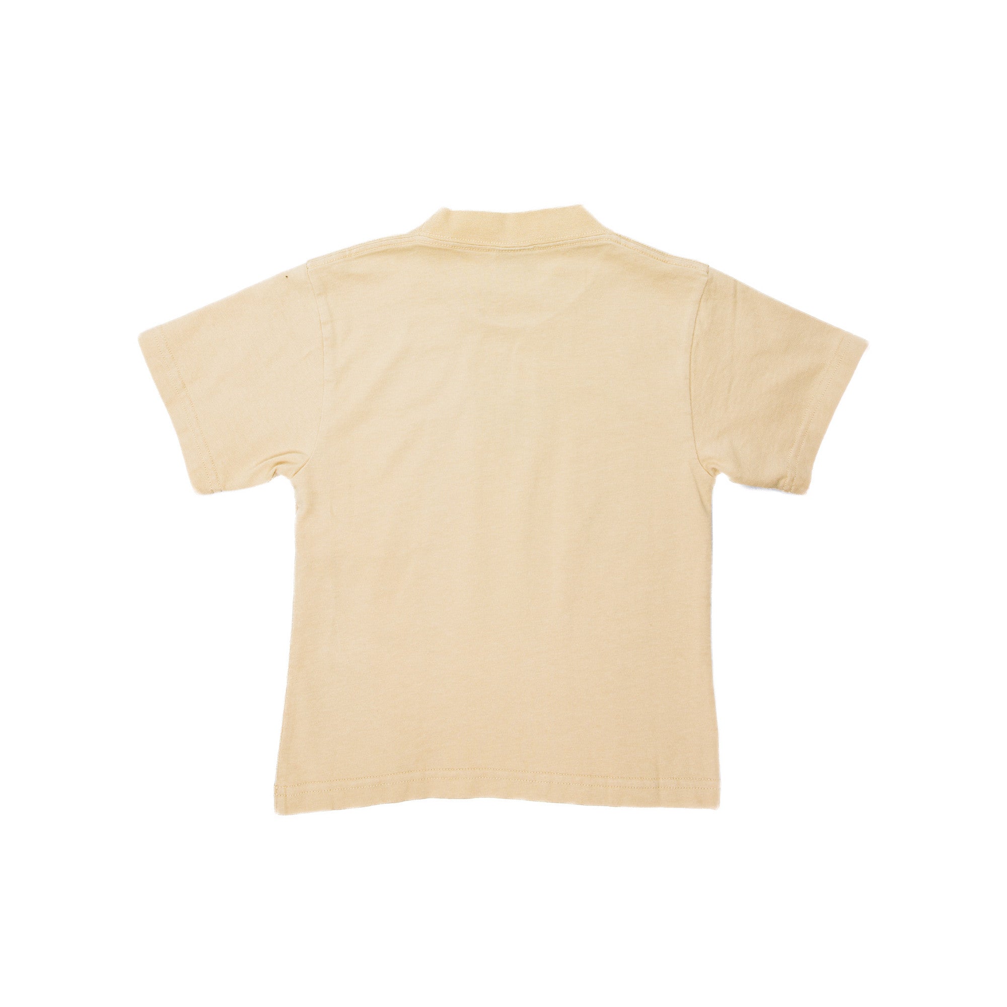 Boys & Girls Beige Logo Cotton T-Shirt