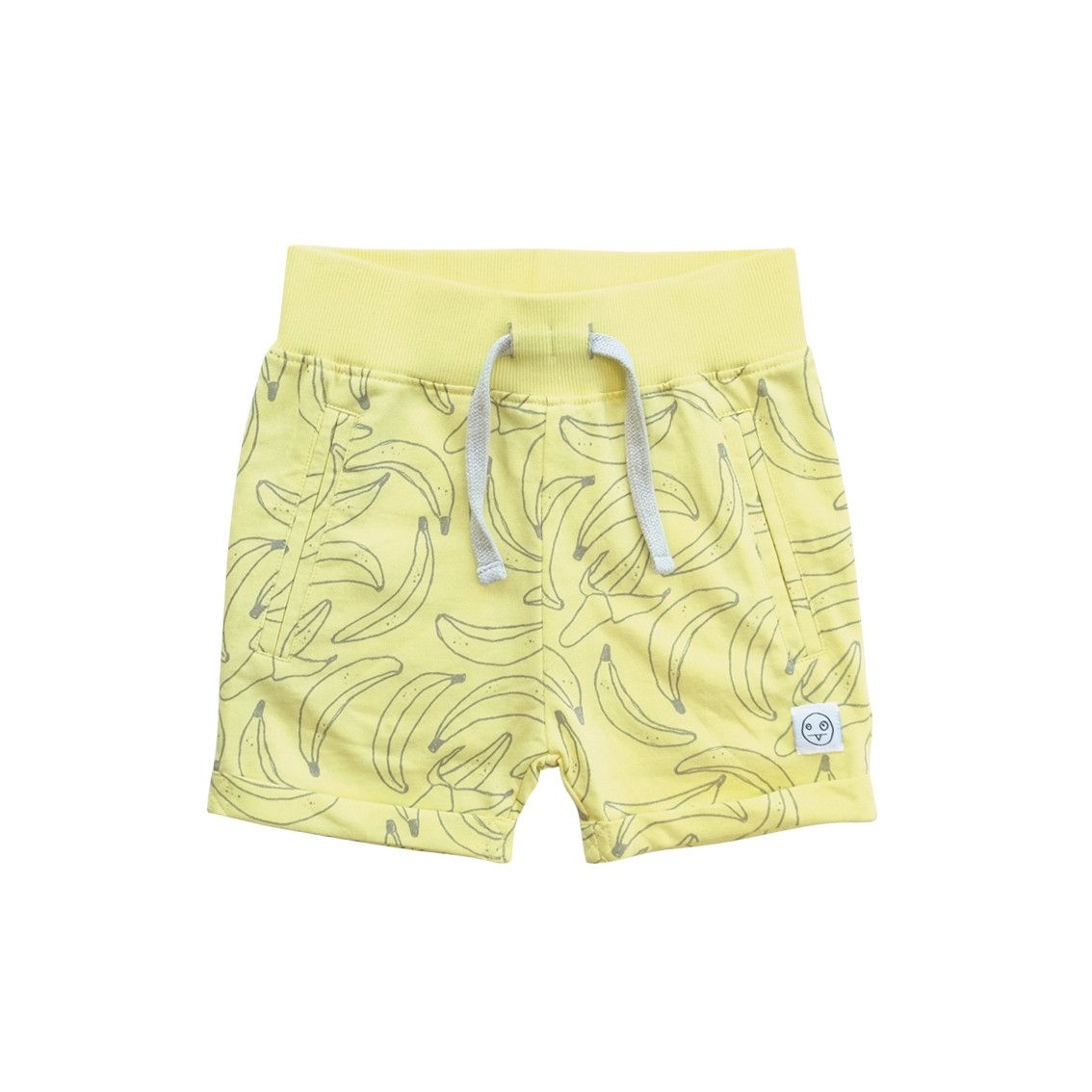 Boys&Girls Yellow Banana Printed Cotton Short - CÉMAROSE | Children's Fashion Store