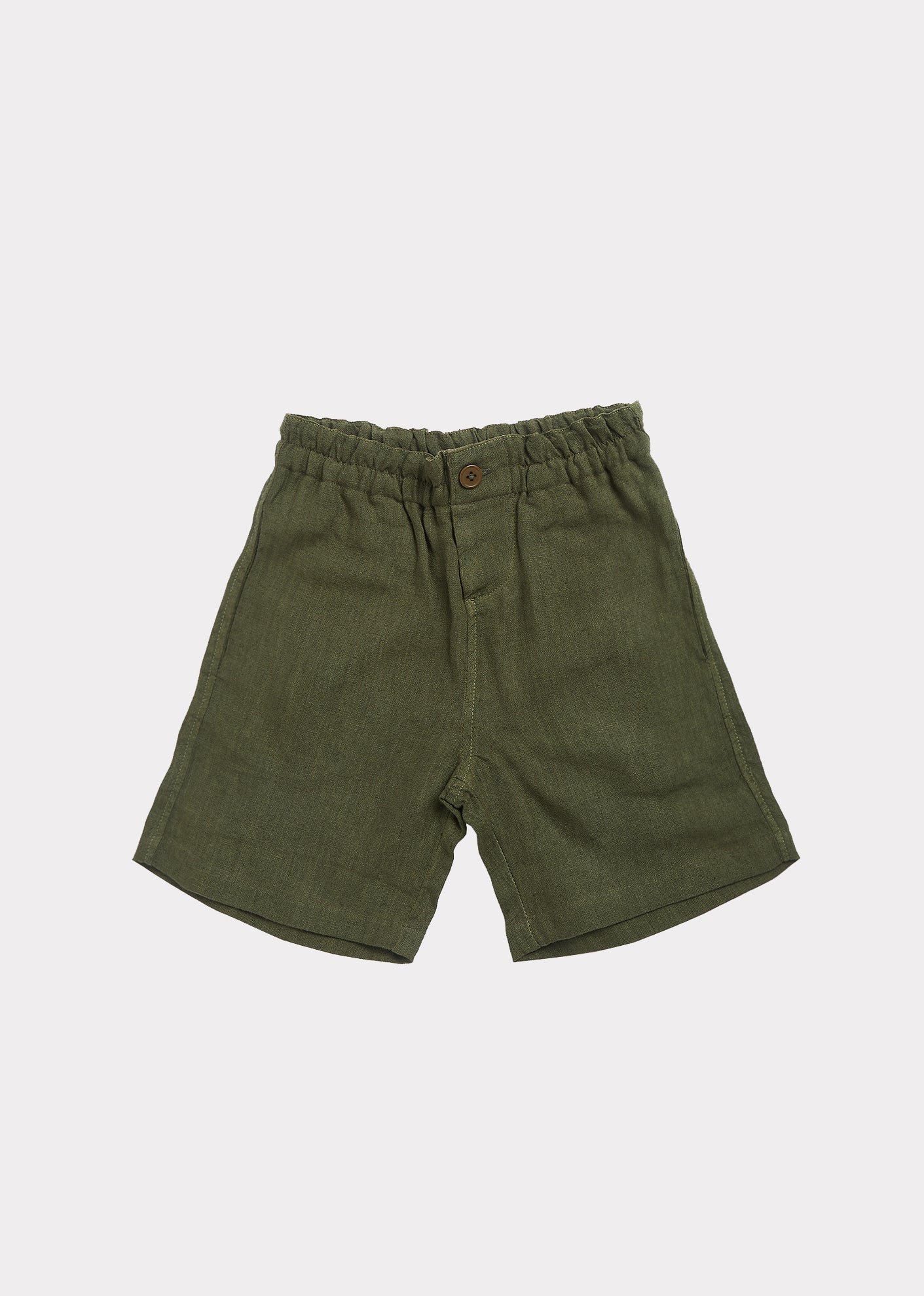 Boys & Girls Army Green Shorts