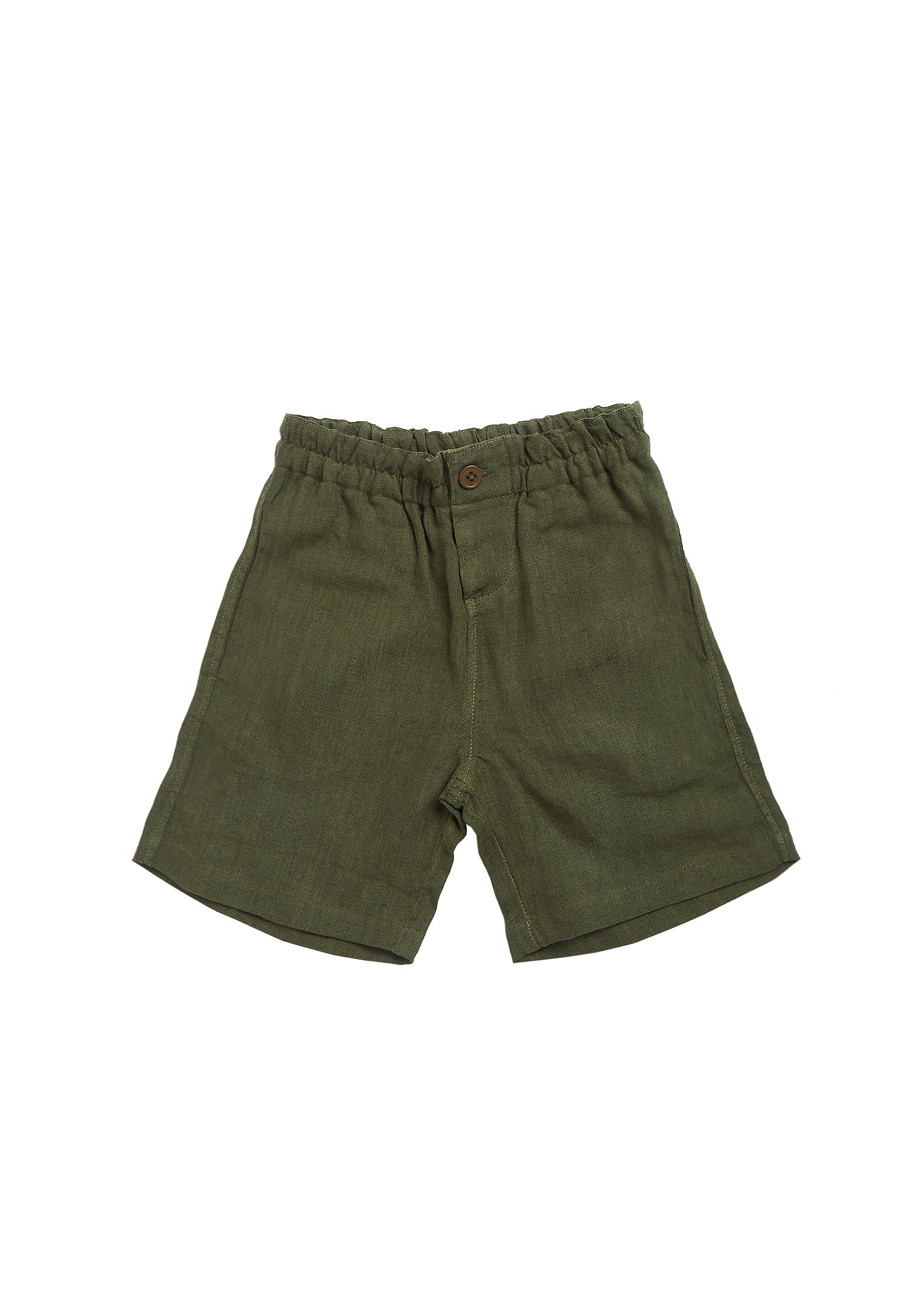 Boys & Girls Army Green Shorts